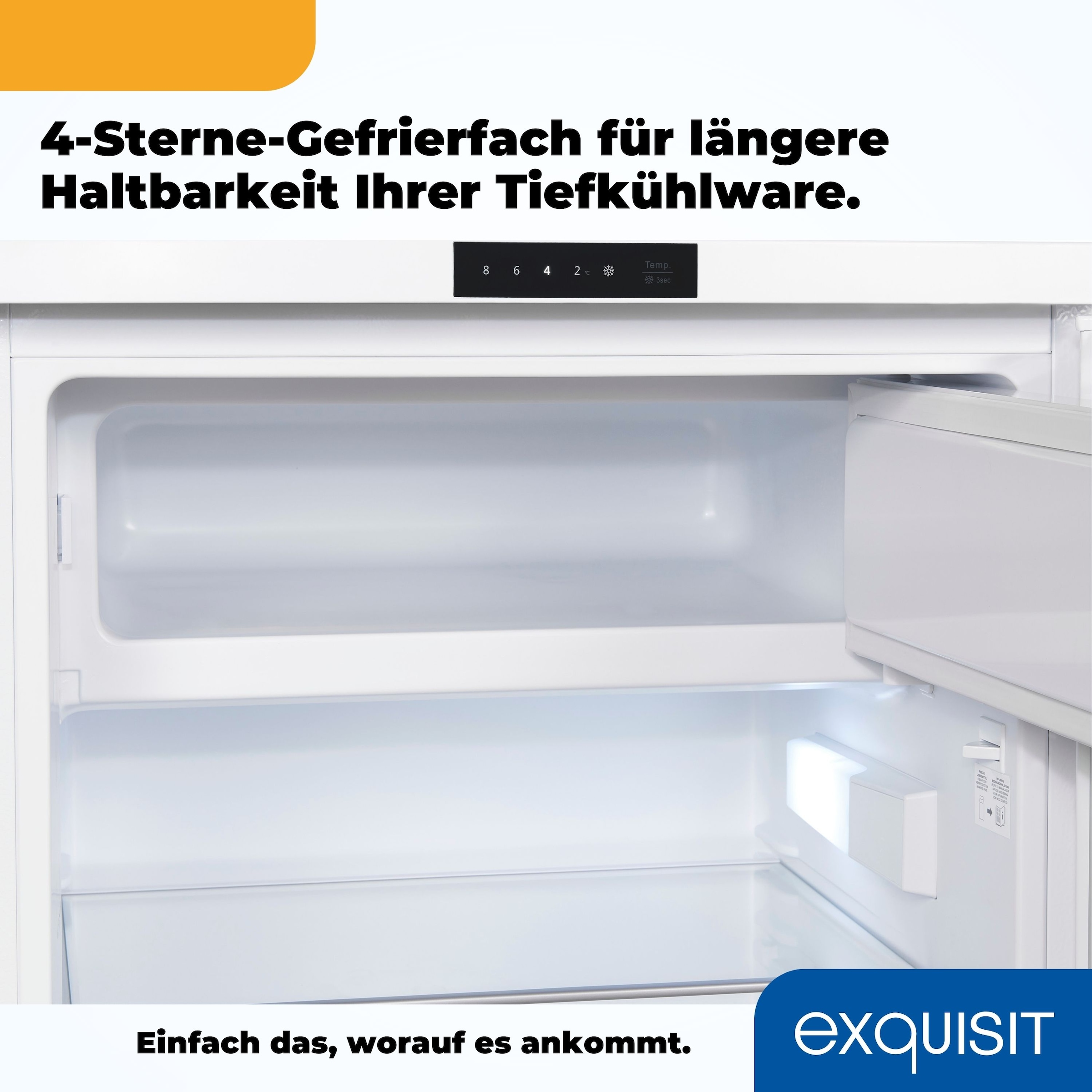 exquisit Kühlschrank »KS16-4-HE-010D weiss«