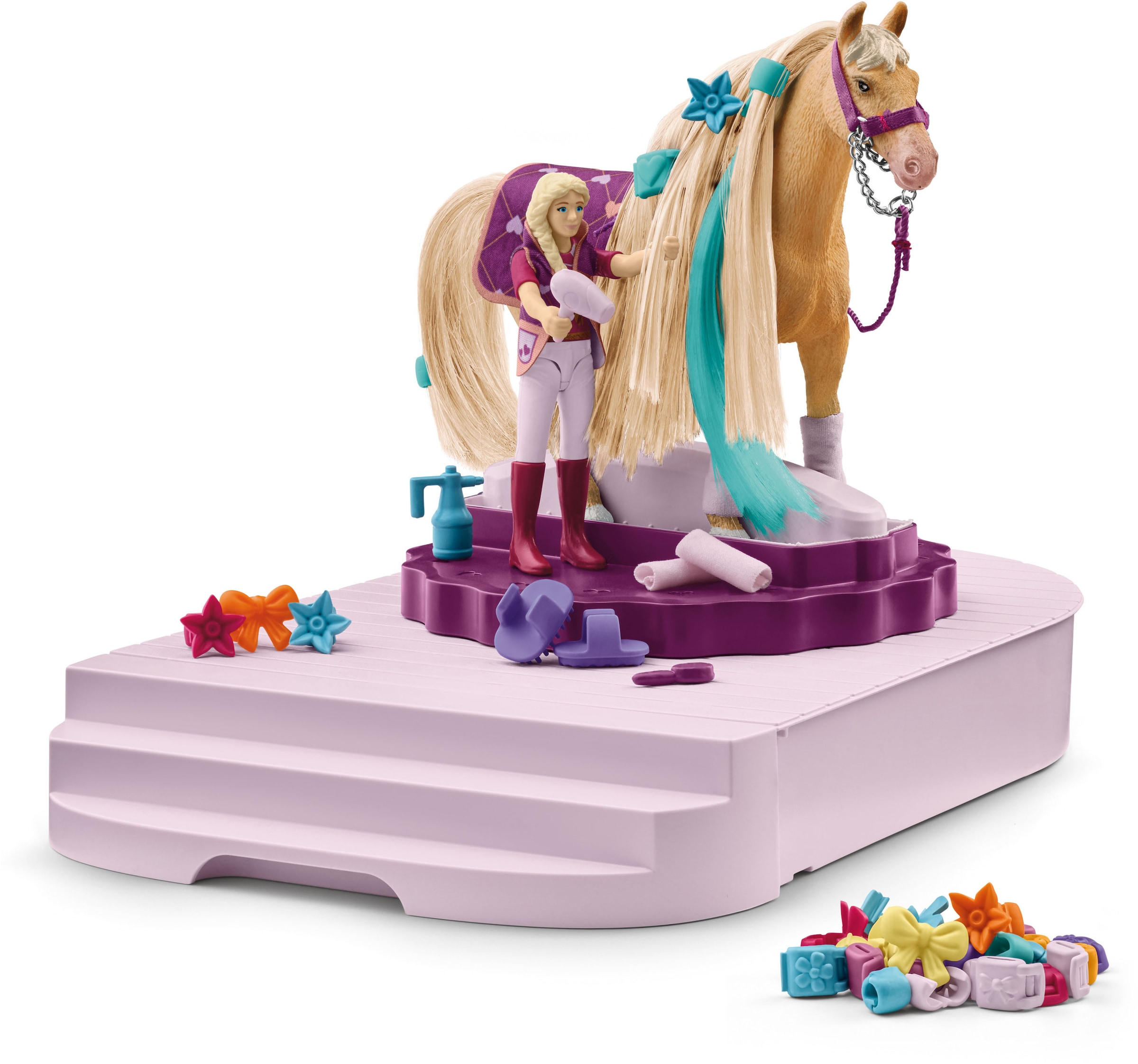 Schleich® Spielwelt »HORSE CLUB, Sofia's Beauties, Pferdepflege Station (42617)«, Made in Germany