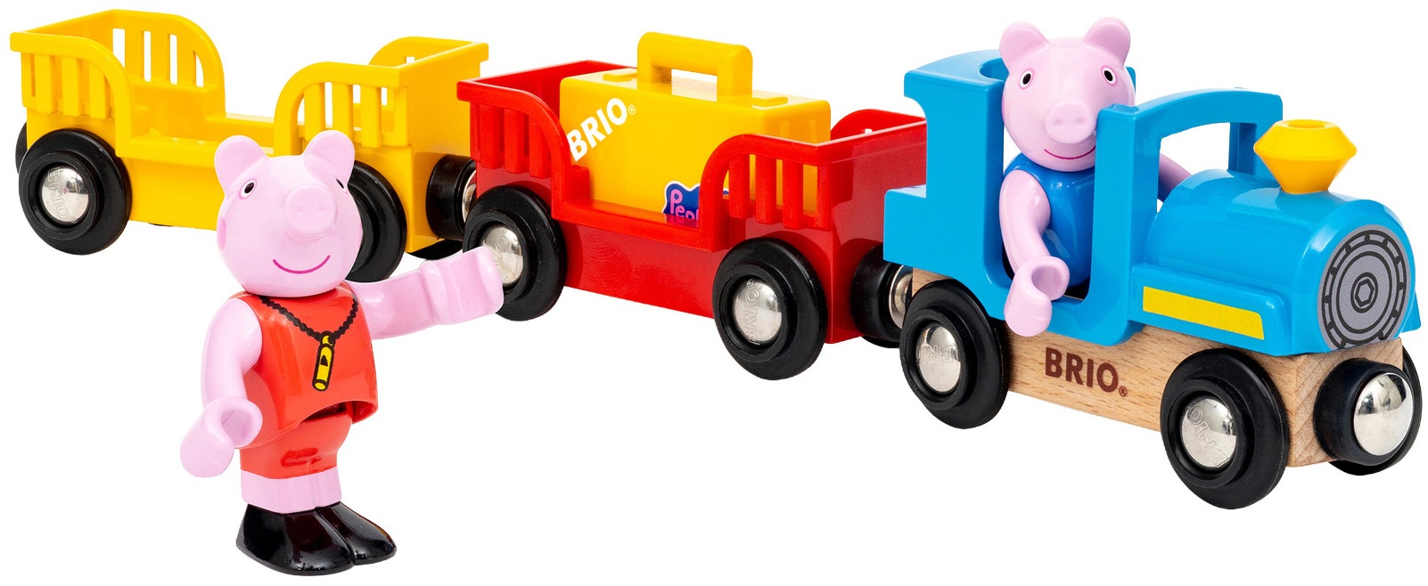 BRIO® Spielzeug-Eisenbahn »BRIO® WORLD, Peppa Wutz Zug« FSC® - schützt Wald