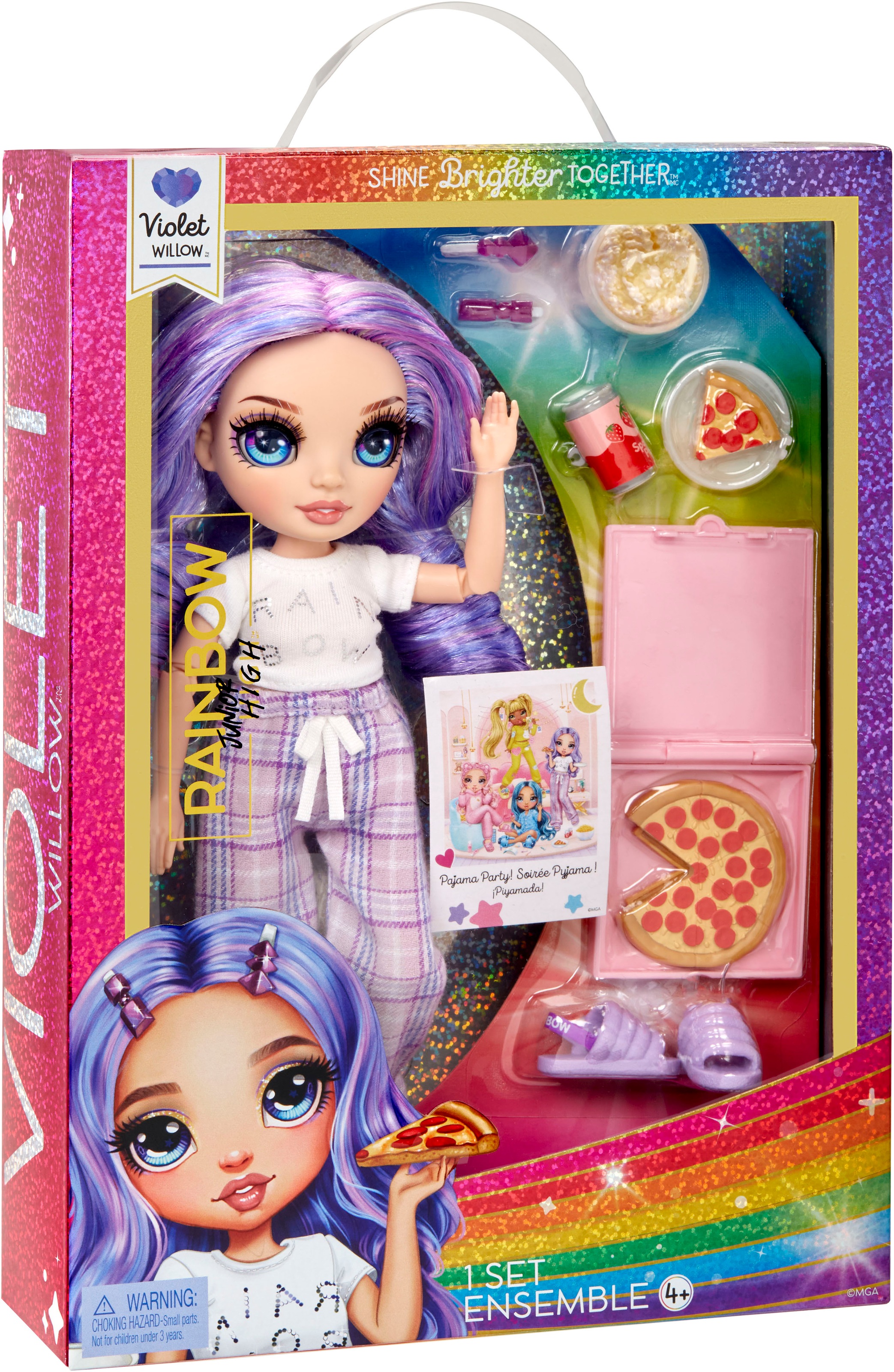 10. Bild von RAINBOW HIGH Anziehpuppe »Junior High PJ Party Fashion Doll Violet (Purple)«