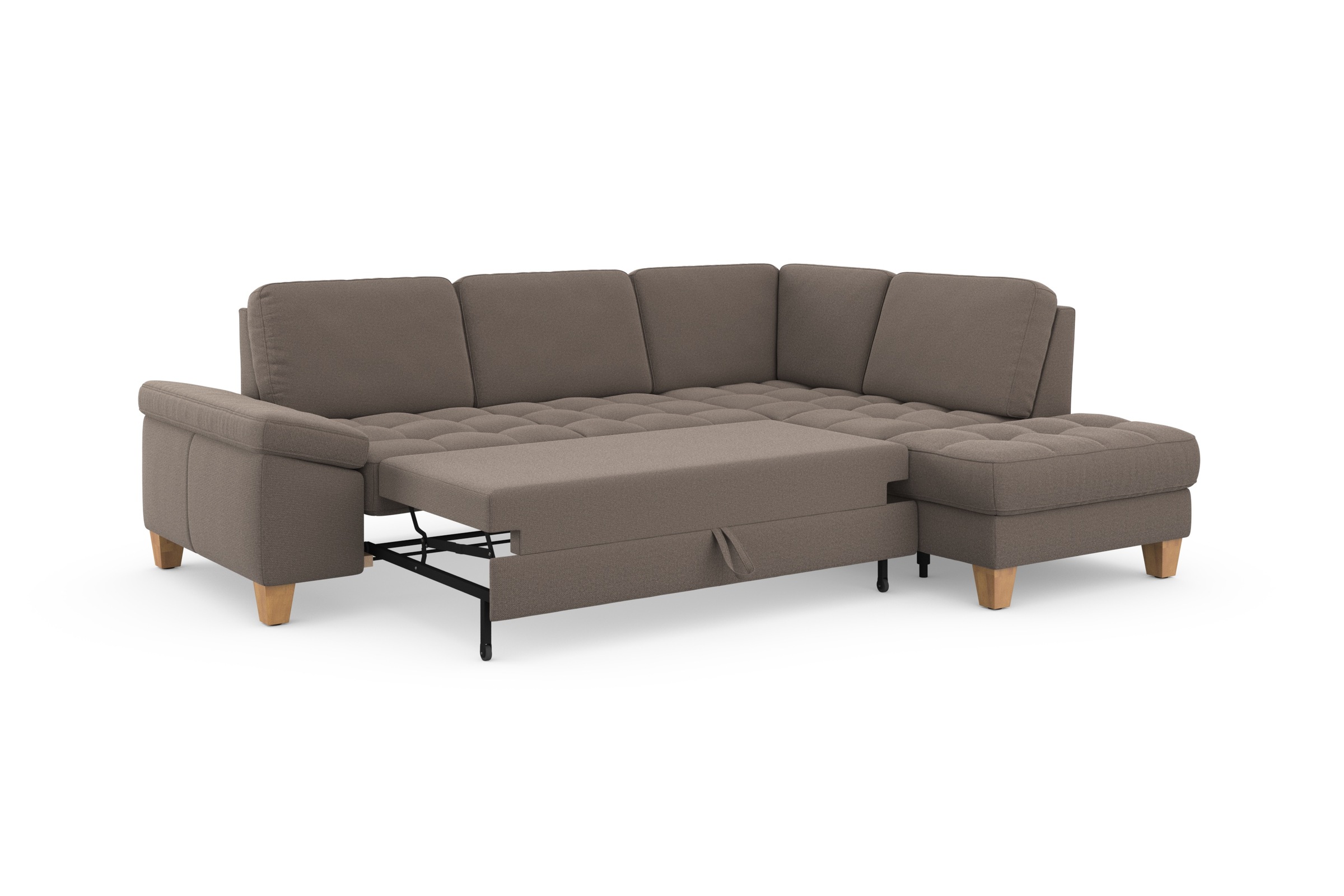 sit&more Ecksofa »Westham L-Form«, mit Ottomane, mit oder ohne Bettfunktion, Bettkasten, Verstellung