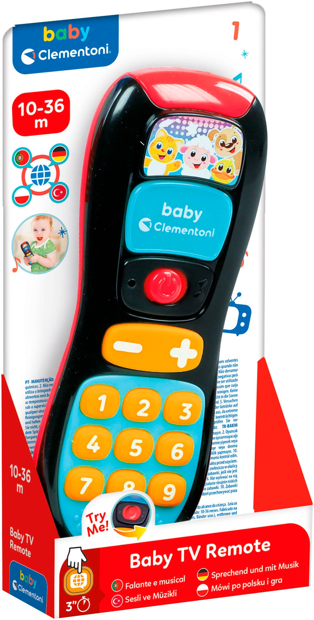 Clementoni® Lernspielzeug »Baby Clementoni, Baby-Fernbedienung«, Mit Licht und Sound