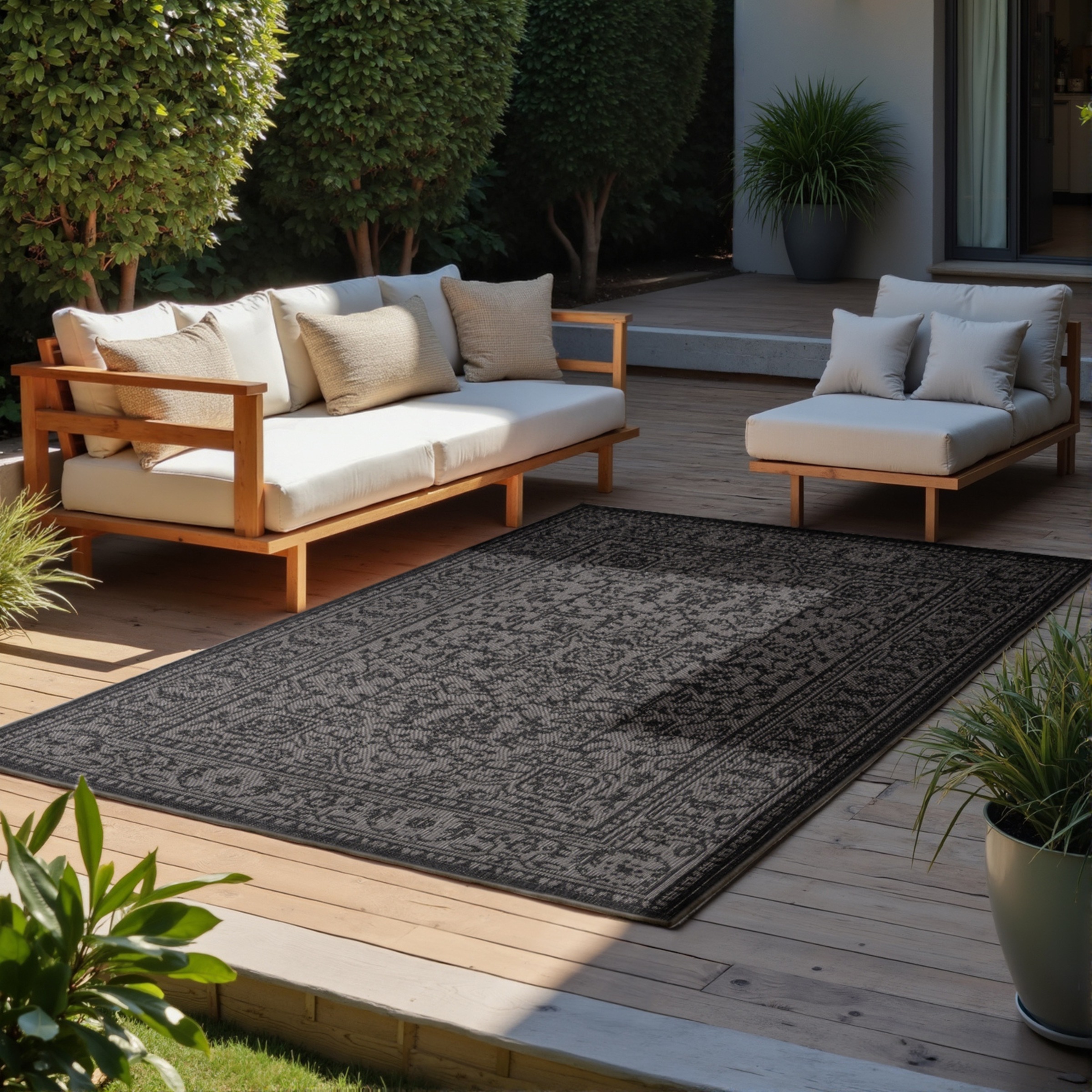 HANSE Home Outdoorteppich »Kona Wendeteppich«, rechteckig, 5 mm Höhe, In un günstig online kaufen