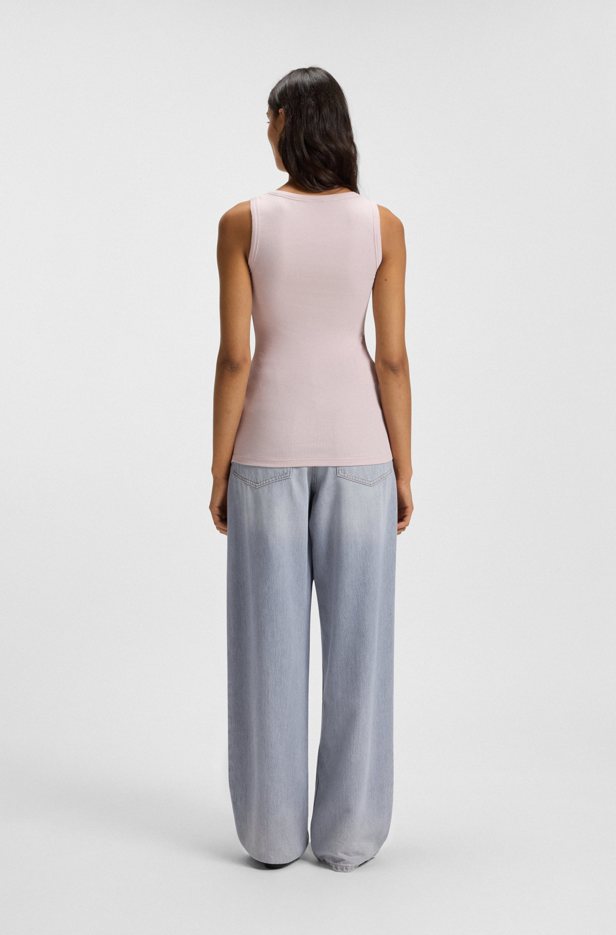 BOSS ORANGE Longtop »Ematite Premium Damenmode«, mit Rundhalsausschnitt