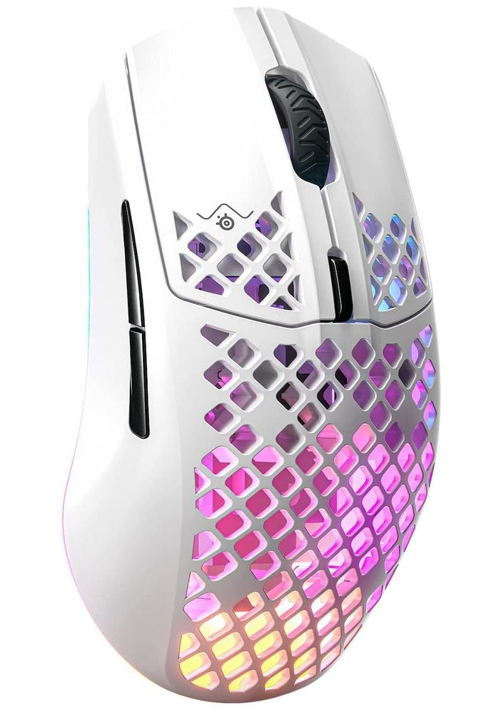 SteelSeries Gaming-Maus »Wireless White Aerox 3«, RGB Beleuchtung