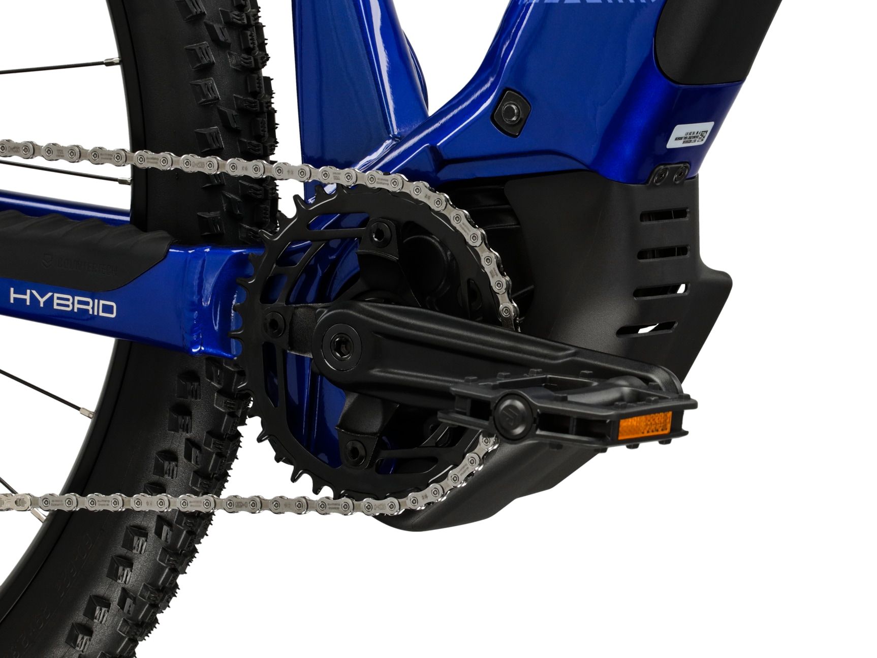 Kross »Influx Hybrid 4.0 21,3Ah / 800 Wh 29 Zoll blau 12 Gänge 2026« 12 Gang Shimano DEORE M6100 Schaltwerk Kettenschaltung Mittelmotor 250 W