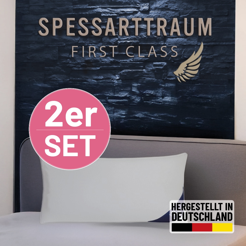 Daunenkissen SPESSARTTRAUM "FIRST CLASS", weiß, B:40cm L:60cm
