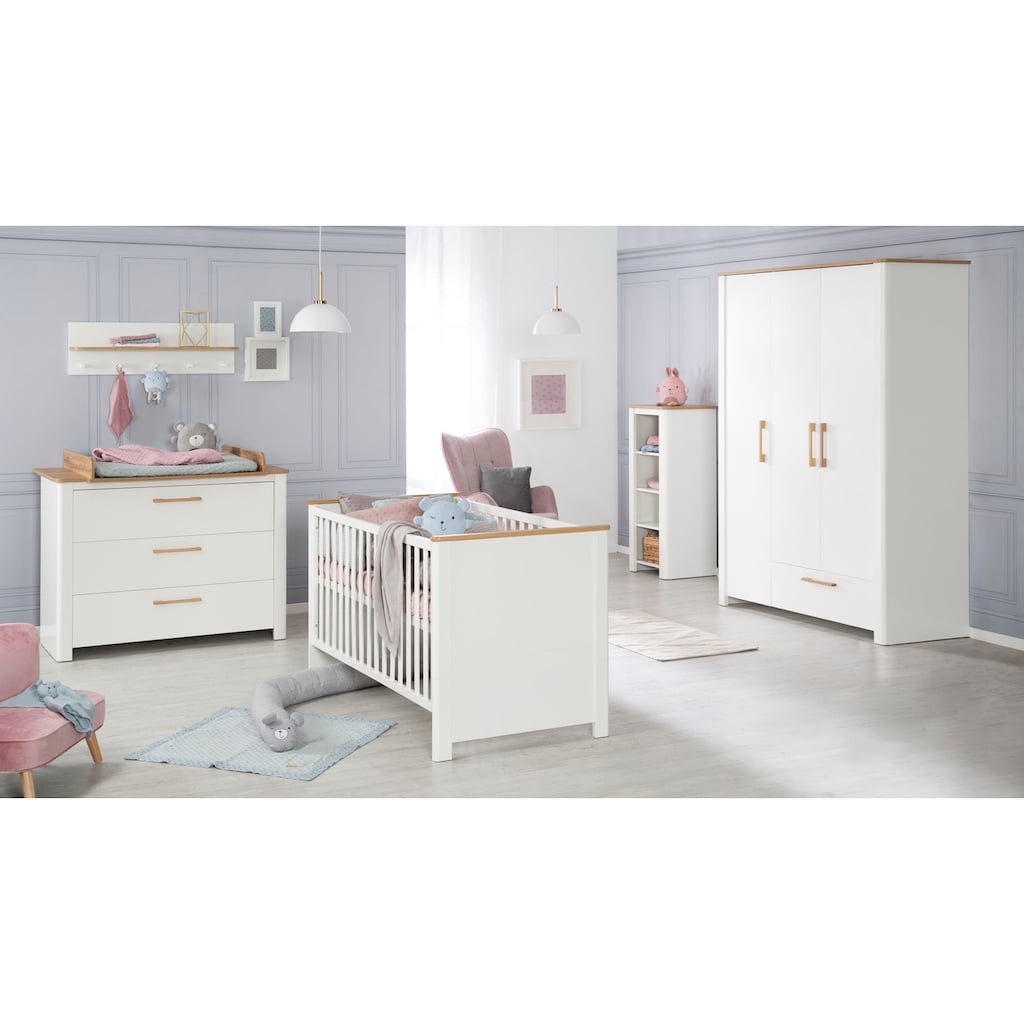 roba® Babyzimmer-Komplettset »Ava«, (Set, 3 St., Kinderbett, Wickelkommode, Kleiderschrank)