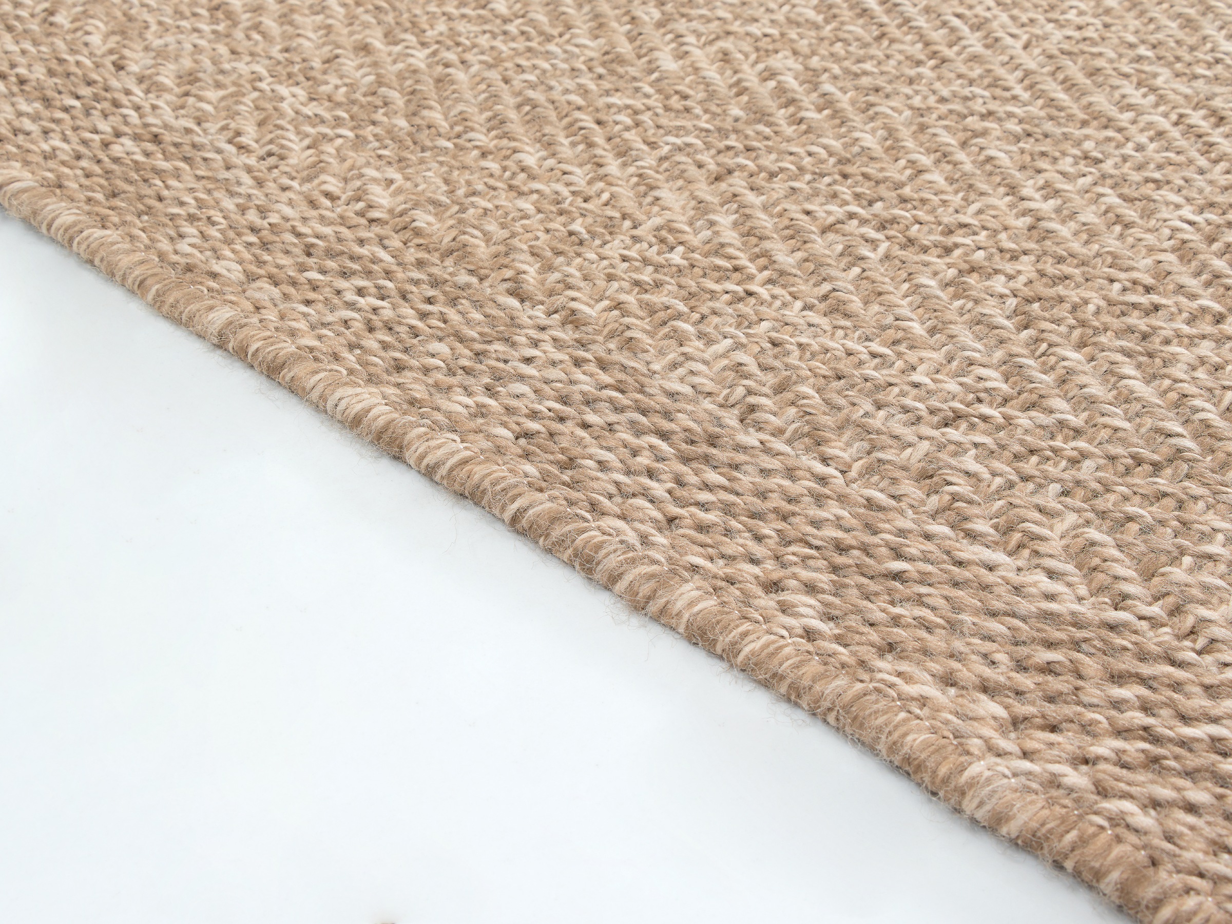 merinos Teppich »Kenzy« rund 10 mm Höhe robuster In- und Outdoor Teppich im natürlichen Jute-Look, wetterfest