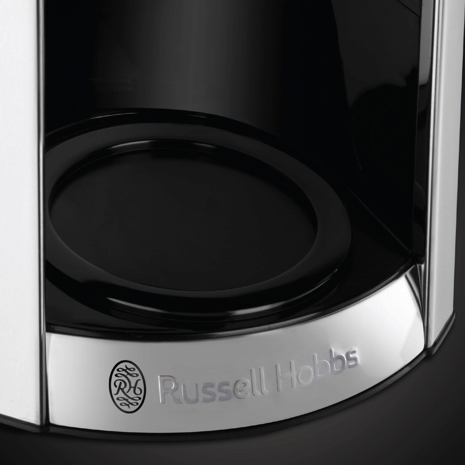 RUSSELL HOBBS Filterkaffeemaschine »Luna Moonlight Grey 23241-56«, 1,5 l Kaffeekanne, Papierfilter, 1x4, mit fingerabdruckresistenter Lackierung