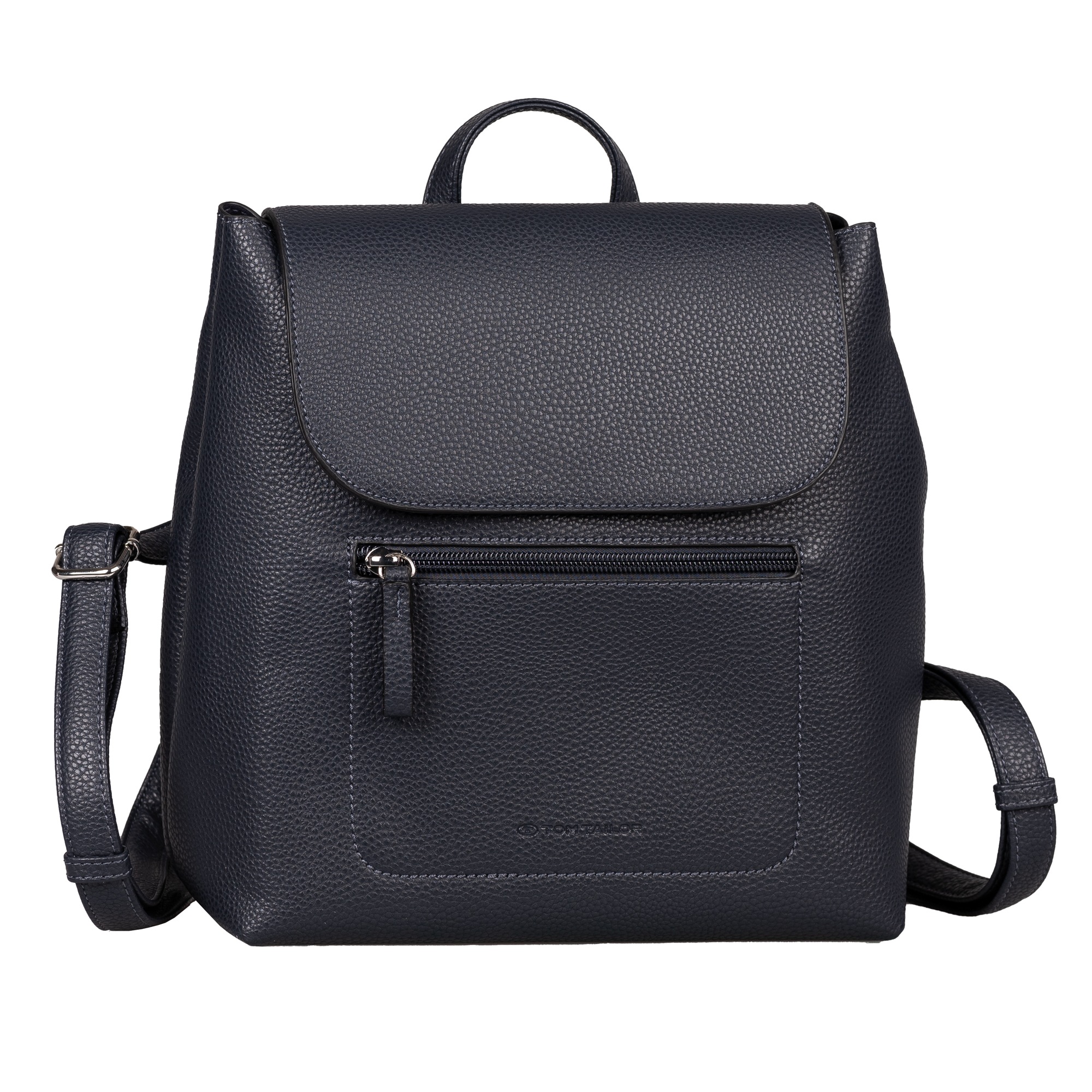TOM TAILOR Rucksack »Elis«, aus weich gekörntem Lederimitat auffällige Ziernaht und feinem Logo