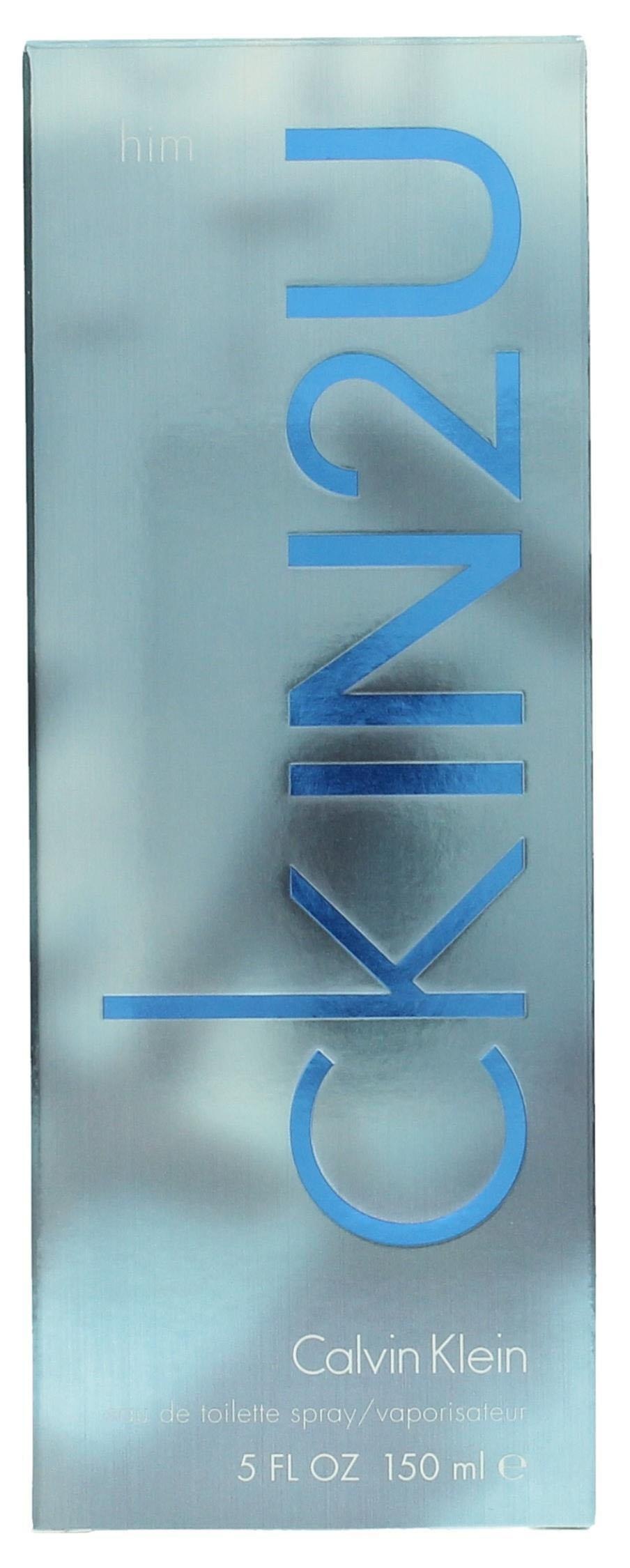 Calvin Klein Eau de Toilette »CK IN2U«, Orientalisch-holziger Herrenduft mit Zitrone, Kakao, Pfeffer, Vetiver.