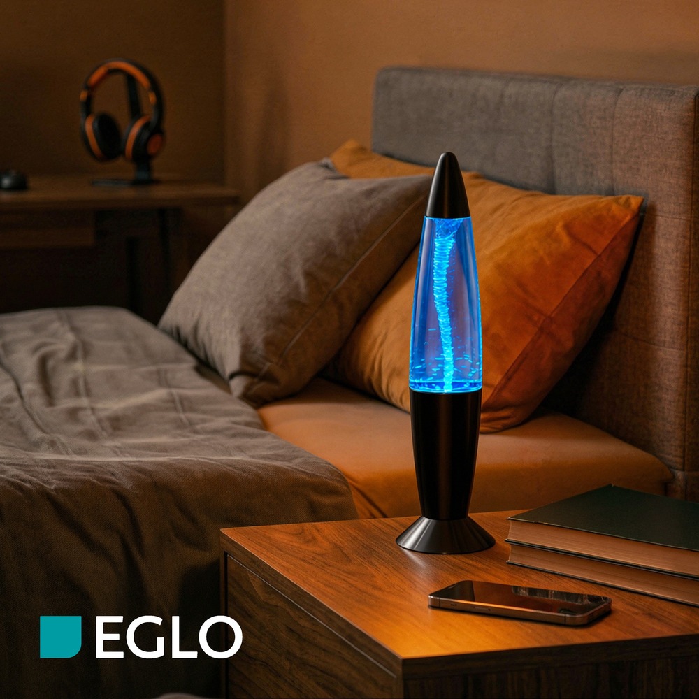 EGLO LED Tischleuchte »VORTEX« LED-Modul 1 Stk. LED Deko Tischlampe Vortex, Tornado Lampe mit Timer
