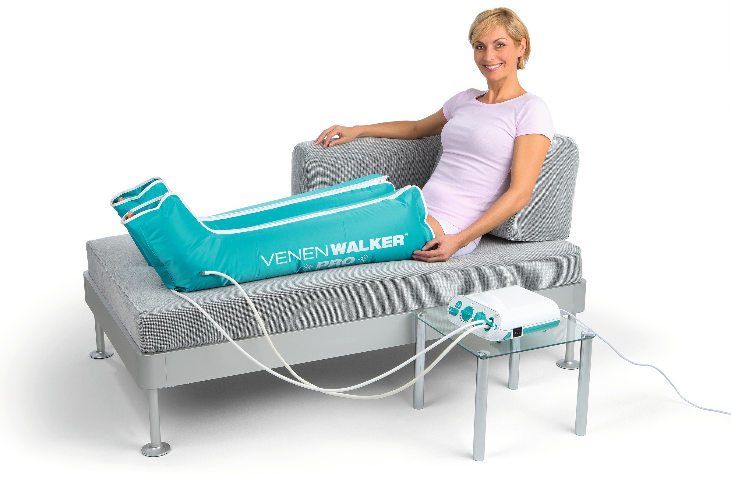 VenenWalkerPro2 Venentrainer »Therapiegerät VenenWalker PRO2©«, 230V weiß/türkis