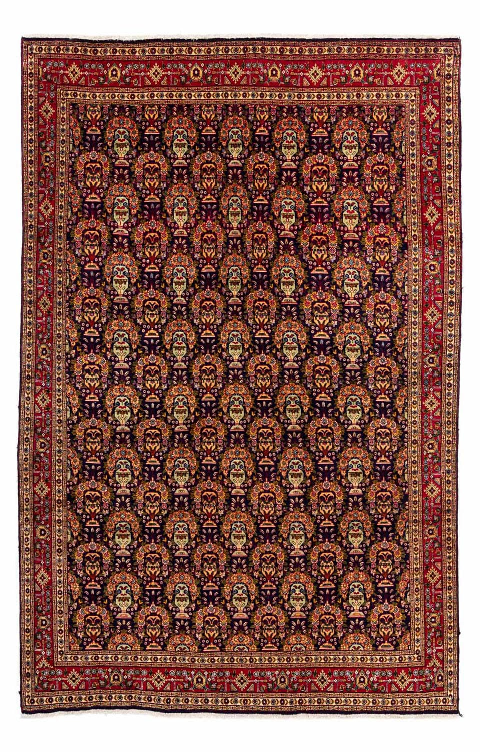 morgenland Wollteppich »Moud Felder Marrone 205 x 172 cm«, rechteckig, 10 m günstig online kaufen