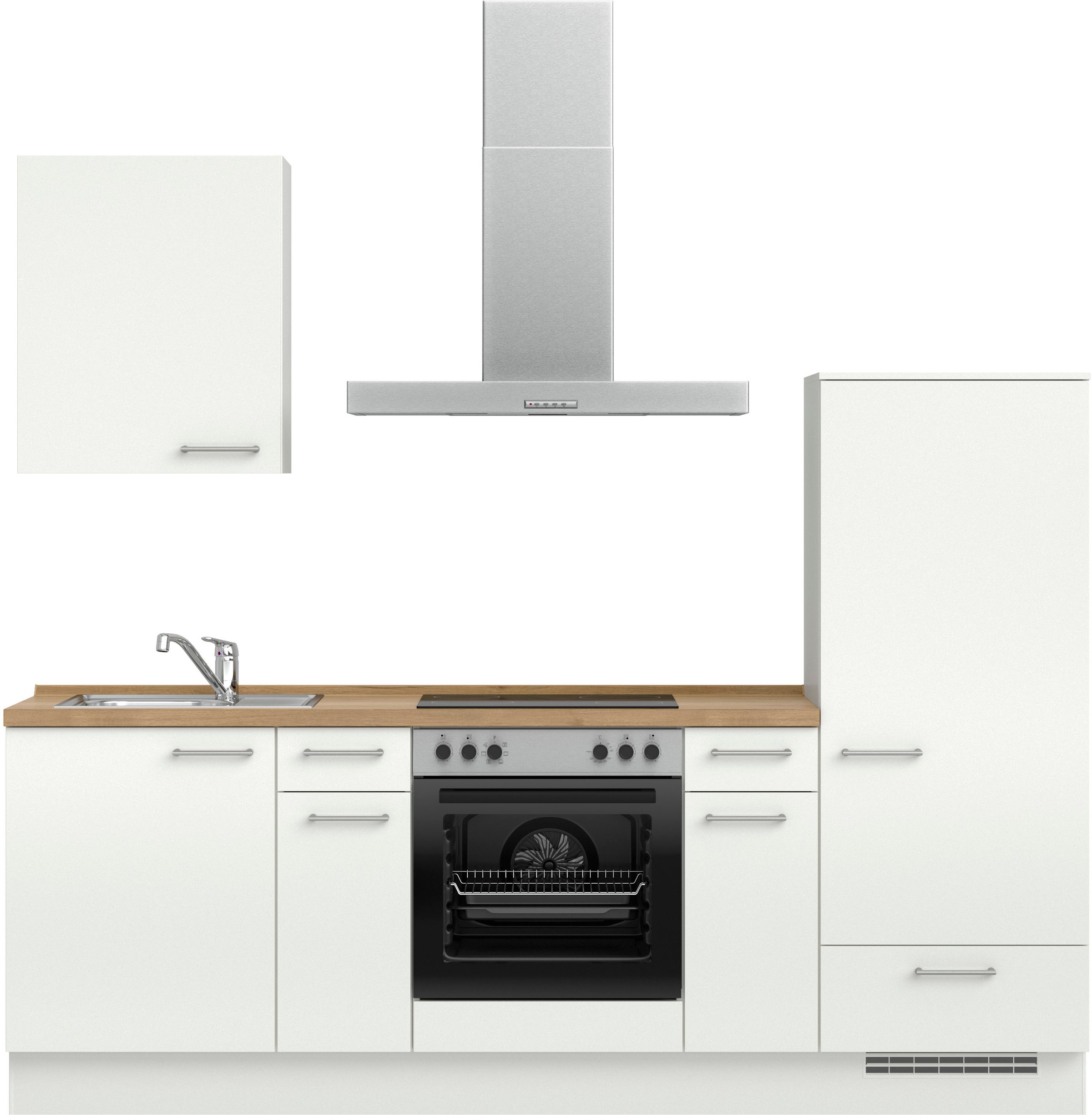 nobilia® Küchenzeile »"Laser I", Ausrichtung wählbar, Breite 240 cm« vormon günstig online kaufen