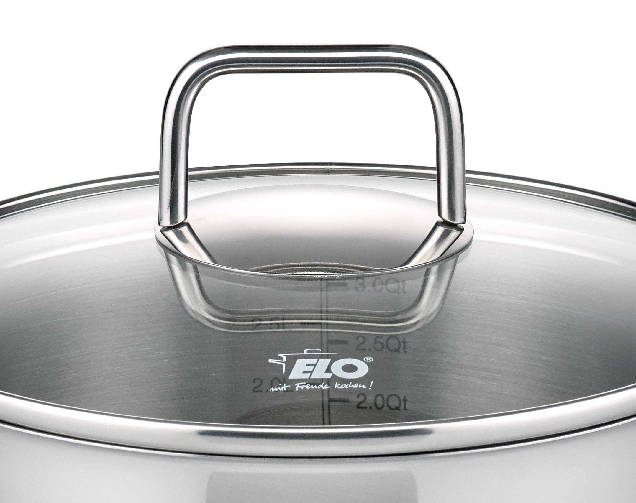 Elo Topf-Set »Citrin«, Edelstahl, (Set, 7 tlg., je 1 Fleischtopf Ø 16/20/24 cm, 1x Stielkasserolle Ø 16 cm), Induktion