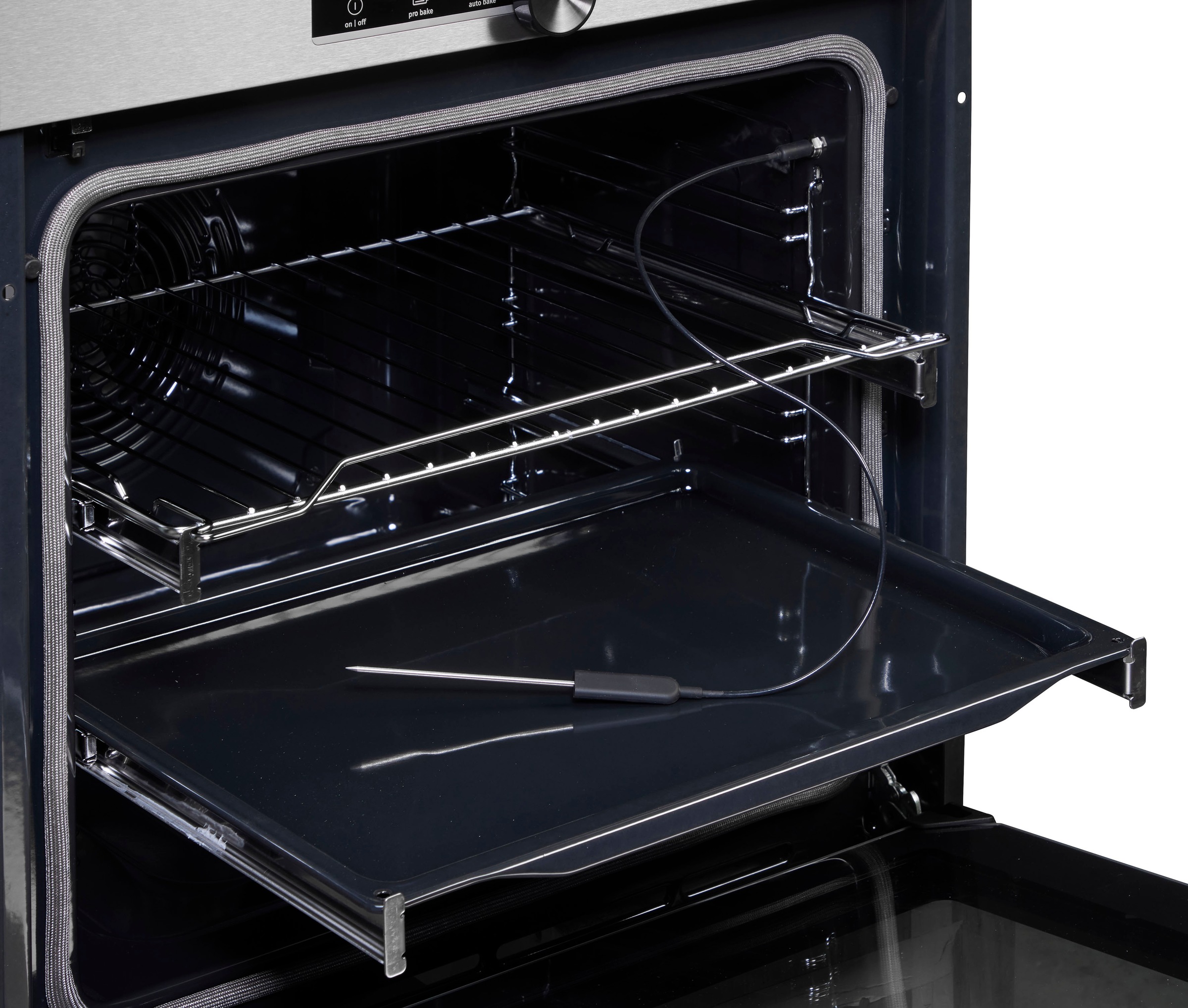 6. Bild von GORENJE Backofen »BPSA6747A08«, BPSA6747A08X, mit 2-fach-Teleskopauszug, Pyrolyse-Selbstreinigung