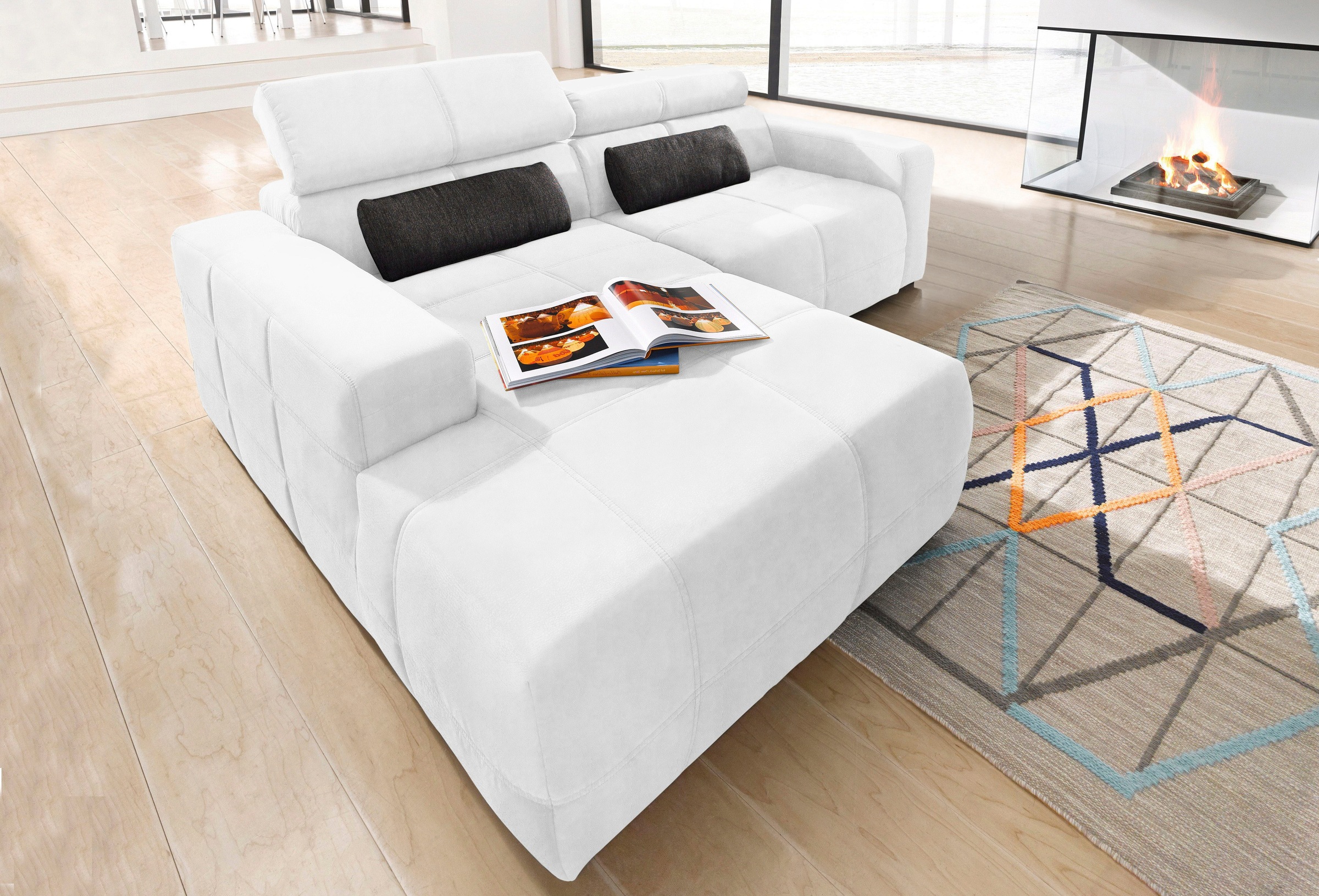 DOMO collection Ecksofa »Brandon Sitzbelastung 140 kg, kleine Ausführung B/ günstig online kaufen
