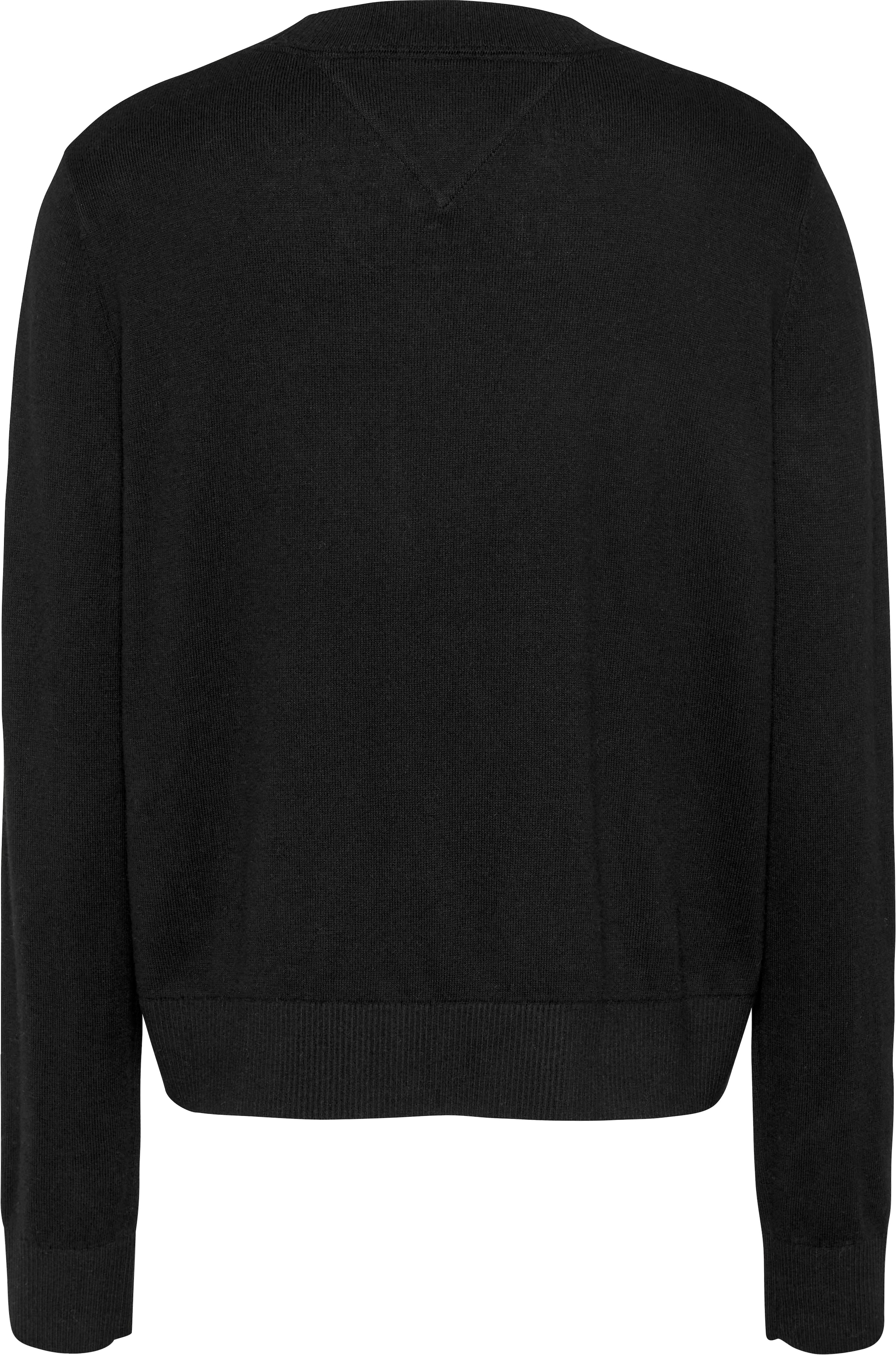 Tommy Jeans Strickpullover »TJW ESSENTIAL CREW NECK SWEATER«, mit Logostickerei