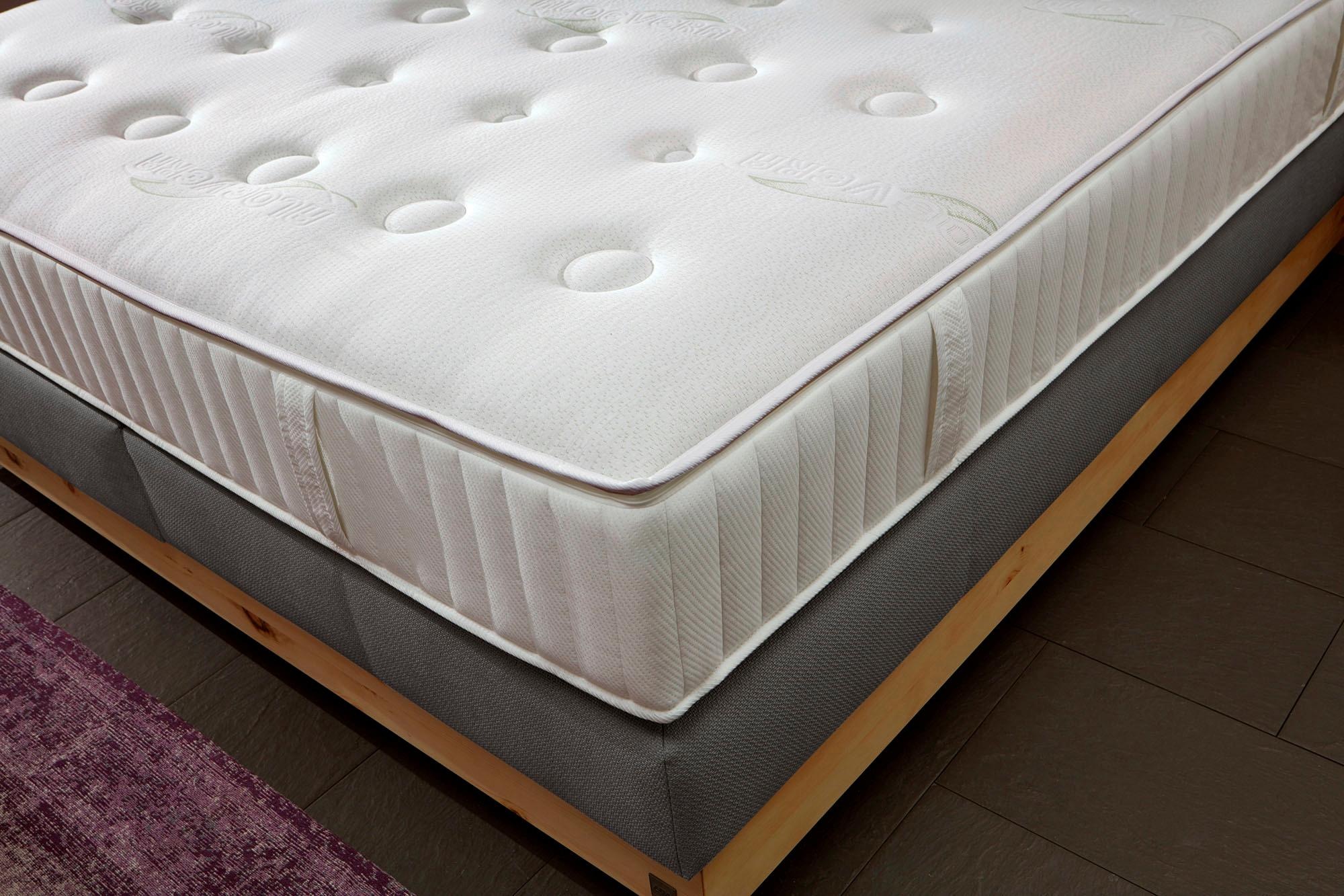 5. Bild von ADA premium Boxspringbett »Chalet«, Grand Comfort TF 1000 PM, Zirbenholz natur geölt