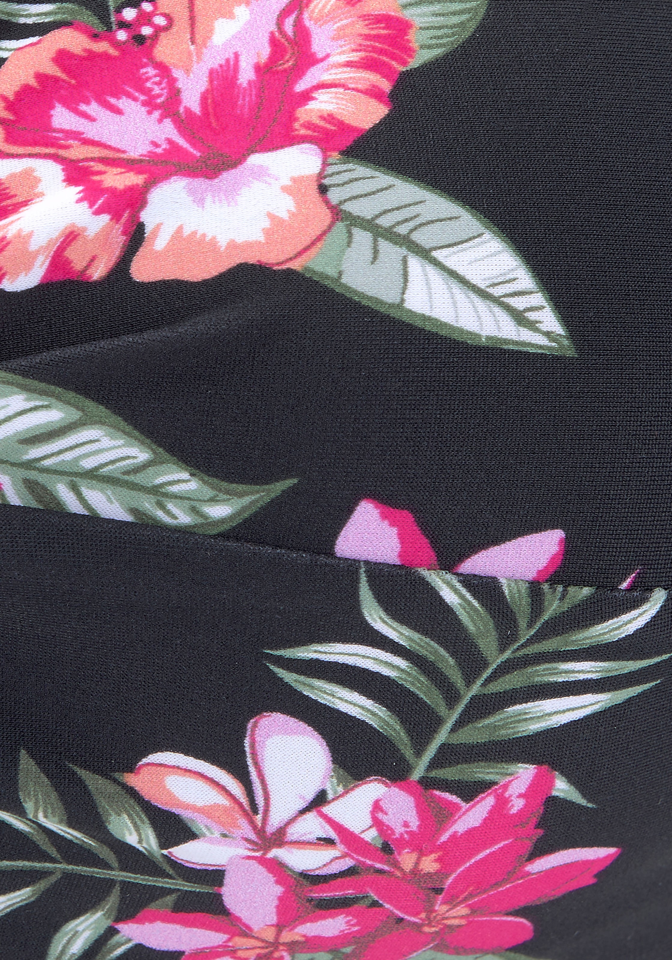 LASCANA Bügel-Bandeau-Bikini-Top »Santini«, im floralen Design