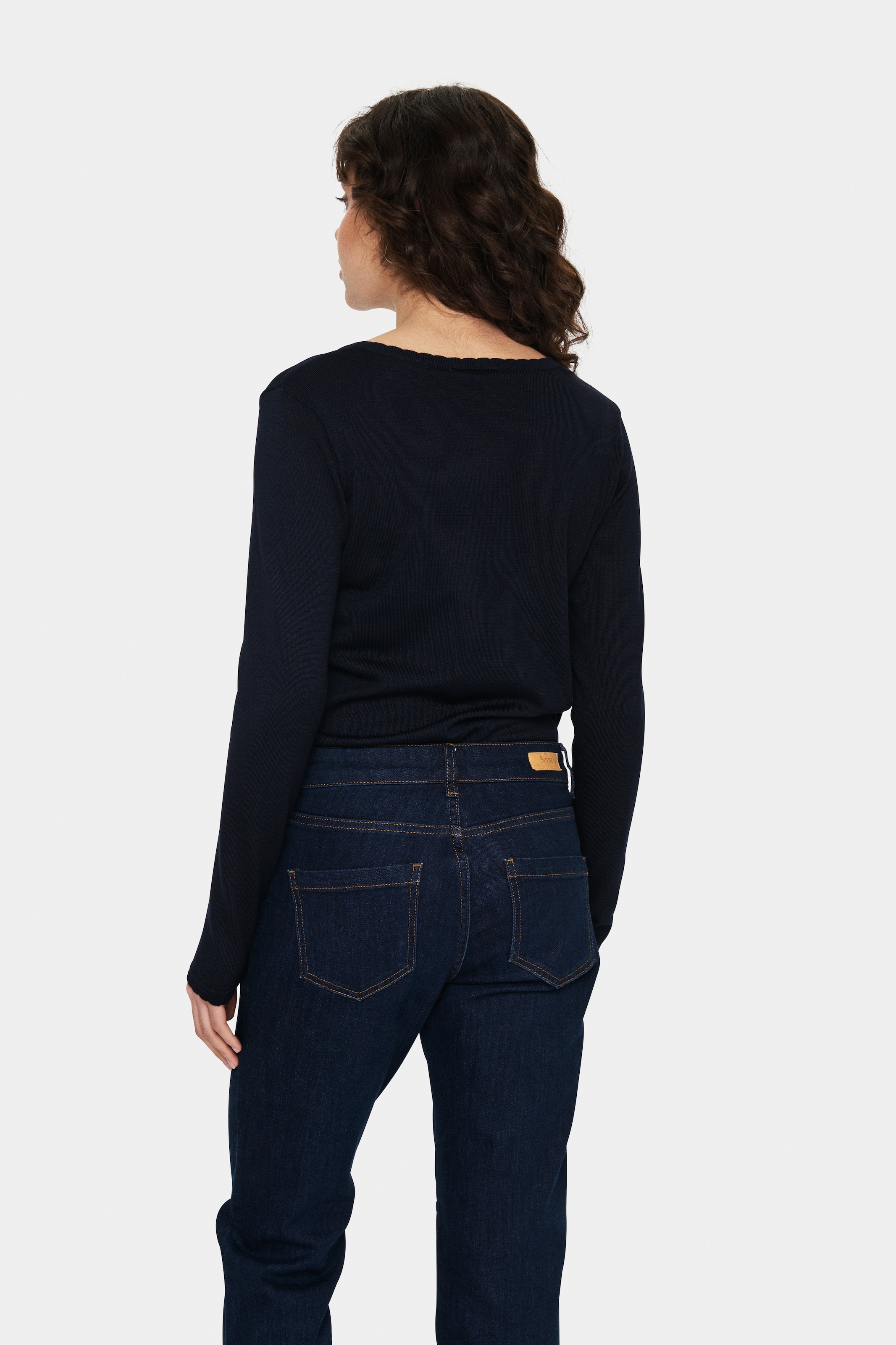 Saint Tropez Strickpullover »MilaSZ LS V-Neck Pullover« Viskosemischung, Regular fit