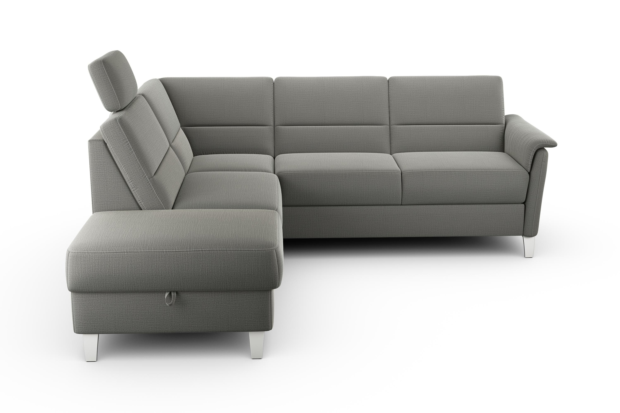 sit&more Ecksofa »Palmera L-Form«, Federkern, wahlweise mit Bettfunktion un günstig online kaufen