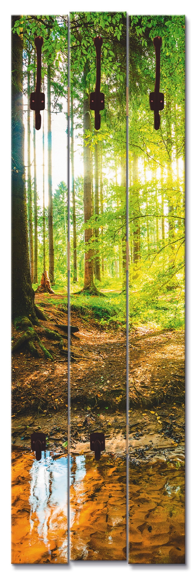 Artland Garderobenleiste »Wald mit Bach«, teilmontiert