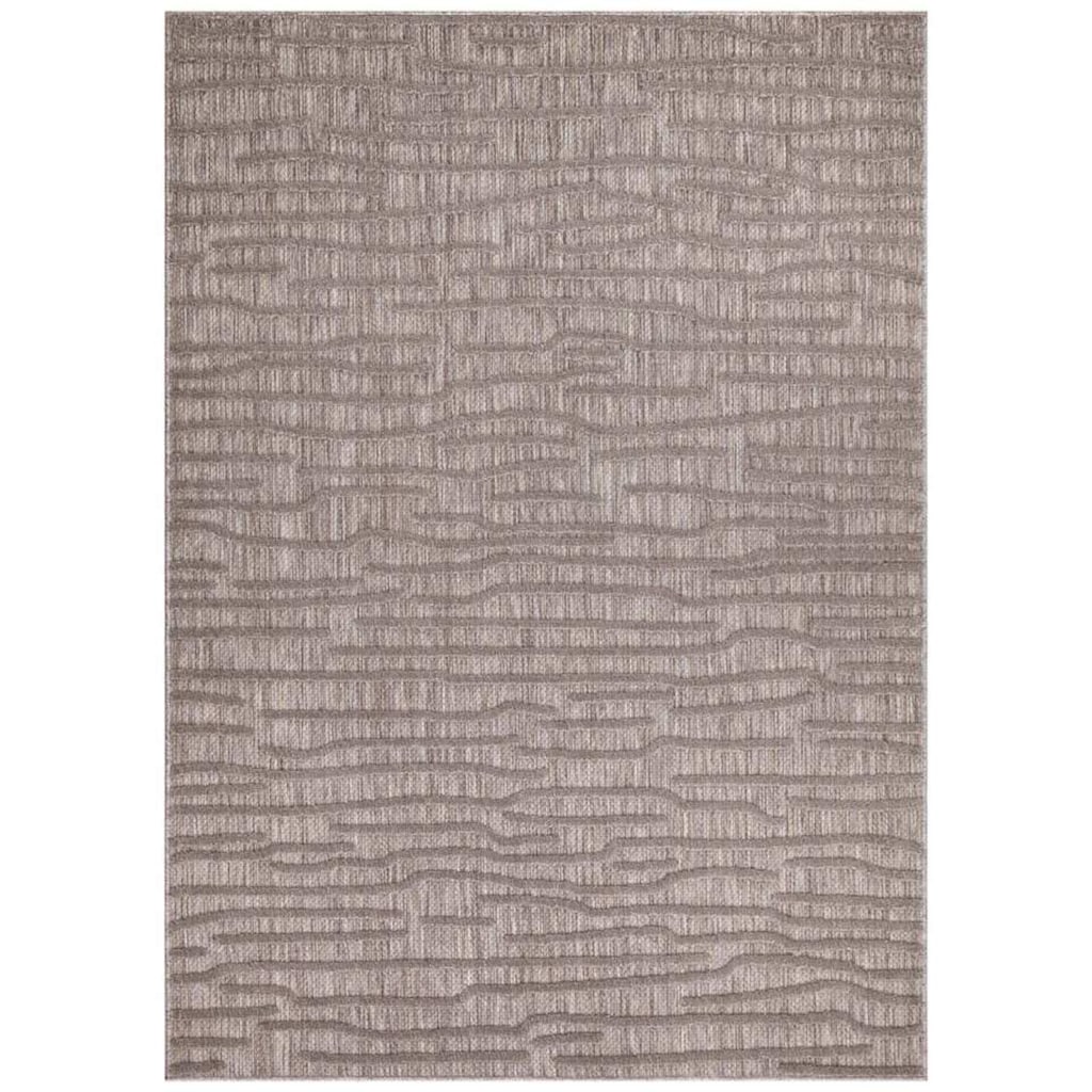 Carpet City Teppich »In-& Outdoorteppich Santorini 450, 3D-Effekt, Gestreift«, rechteckig