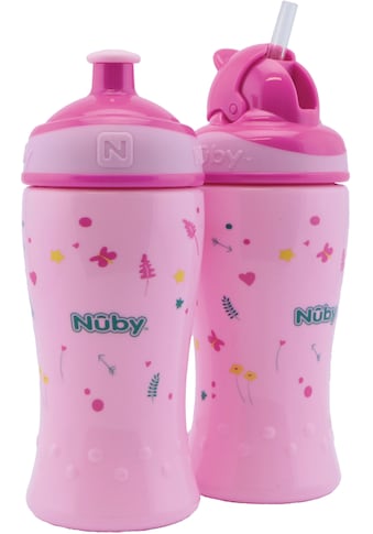 Nuby Trinkflasche »pink«, (Set, 2 tlg.) kaufen