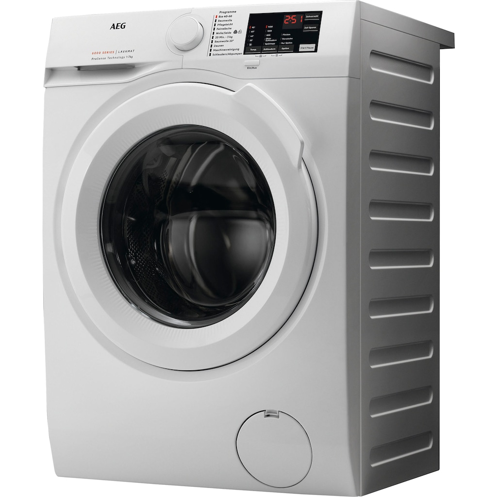 AEG Waschmaschine, L6FBA50490, 9 kg, 1400 U/min, Hygiene-/ Anti-Allergie Programm mit Dampf