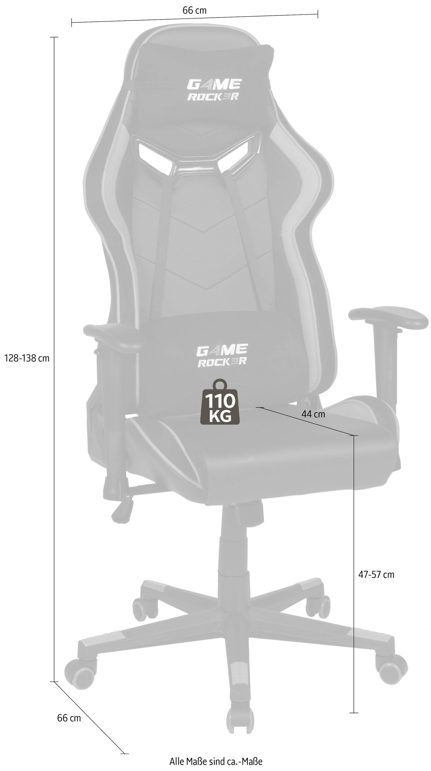 10. Bild von Duo Collection Gaming-Stuhl »Game-Rocker G-30«, Kunstleder-Microfaser