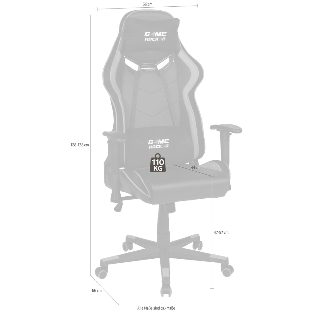 Duo Collection Gaming-Stuhl »Game-Rocker G-30«, Kunstleder-Microfaser