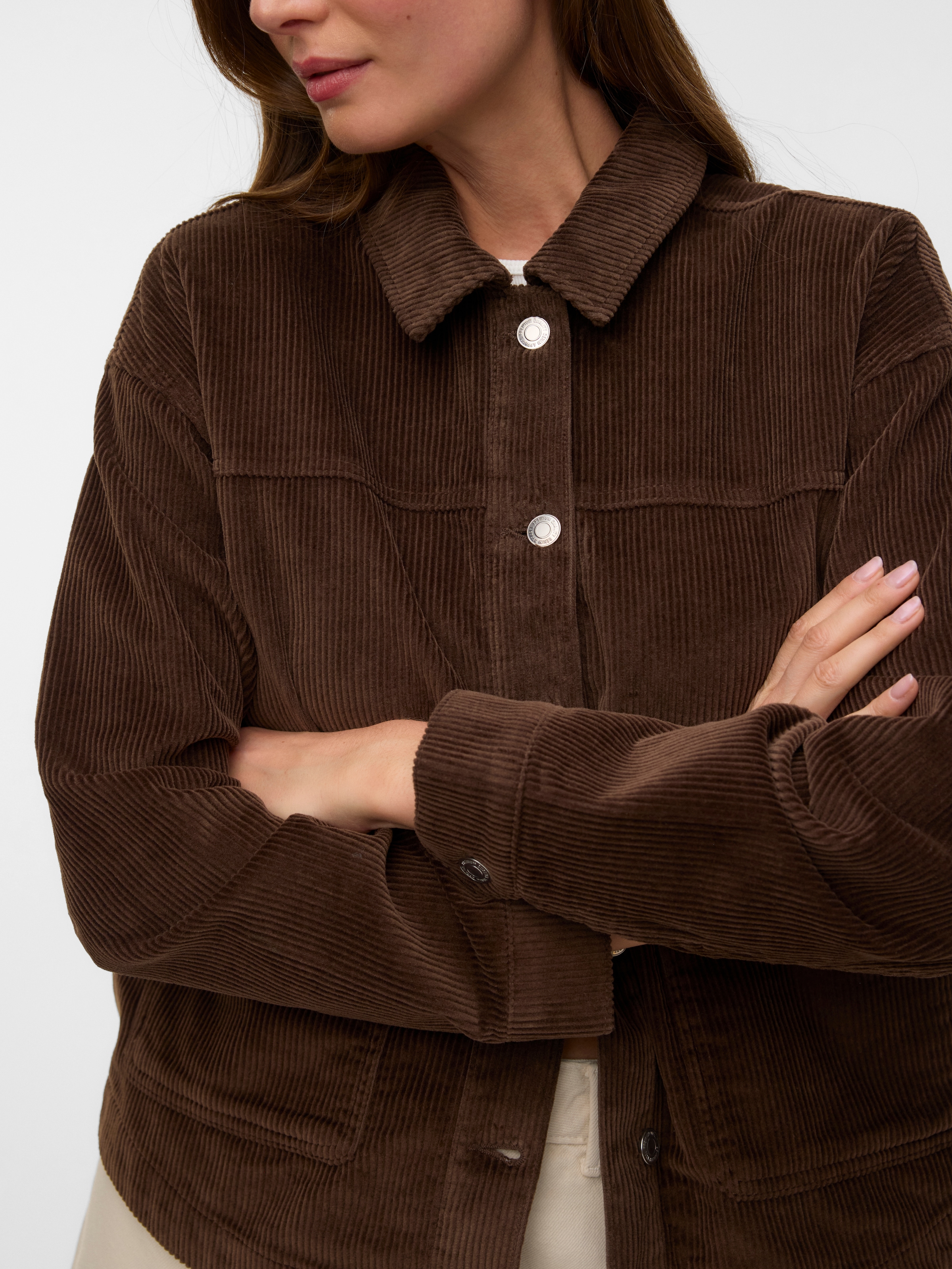 Vero Moda Cordjacke »VMJAMIE LS CORDUROY SHACKET MIX NOOS« Baumwolle