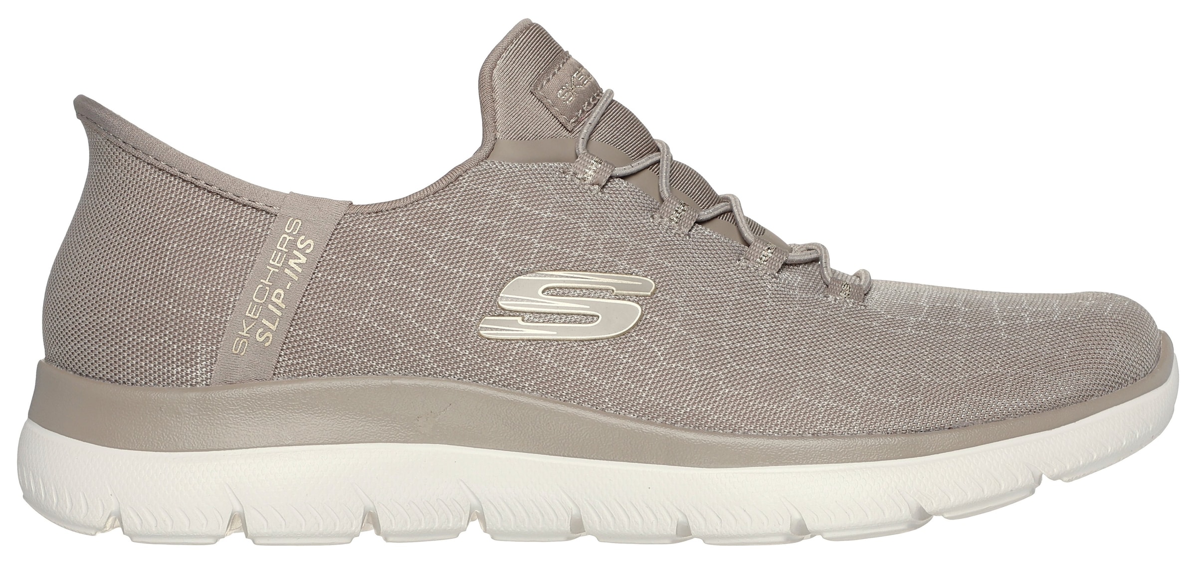 Skechers Slip-On Sneaker »SUMMITS-CLASSY NIGHT«, Slipper, Freizeitschuh mit komfortabler Heel Pillow Funktion