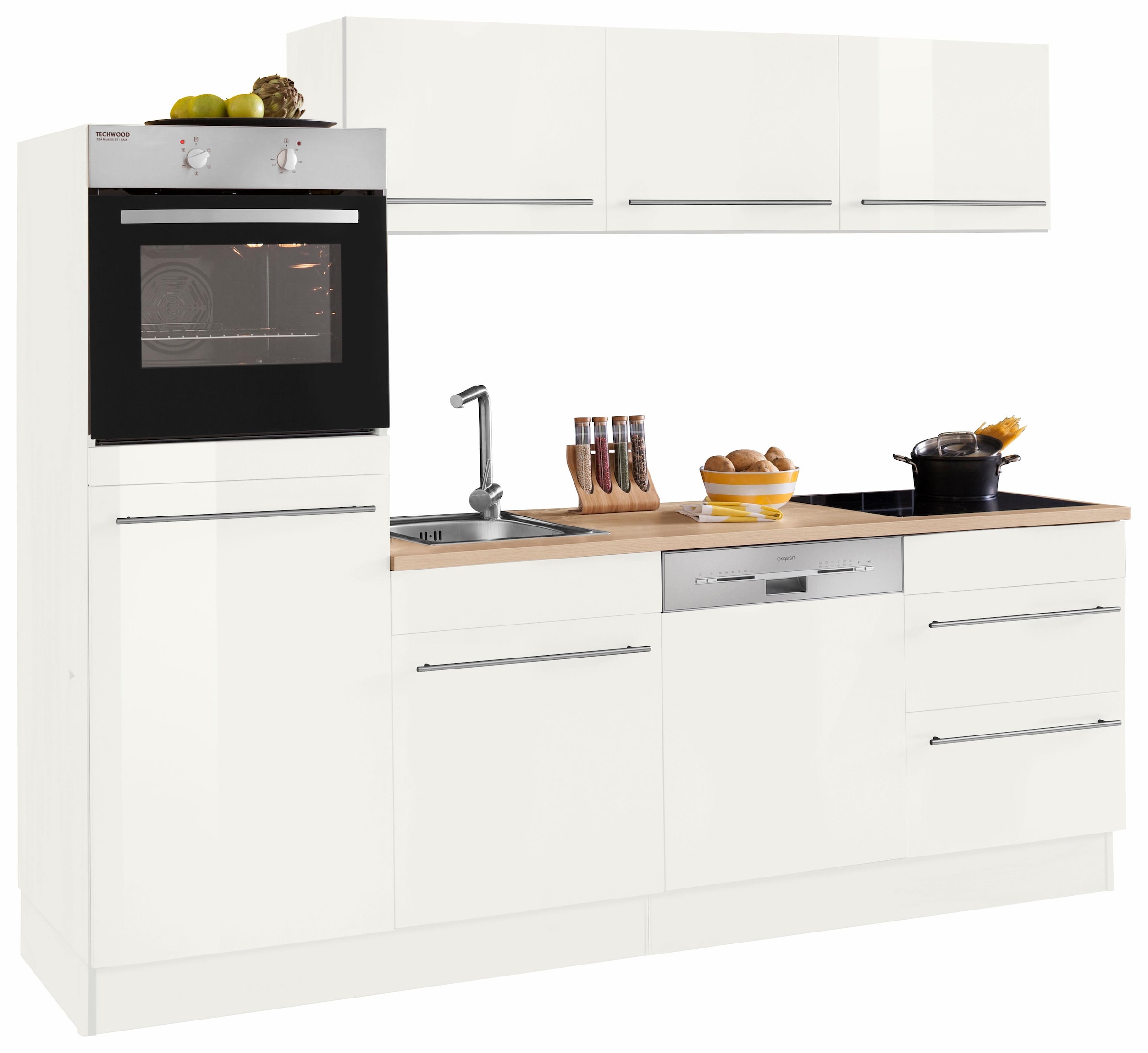 OPTIFIT Küche »Bern«, Breite 240 cm, ohne Arbeitsplatte kaufen wählbar der Rechnung Stärke E-Geräte, auf