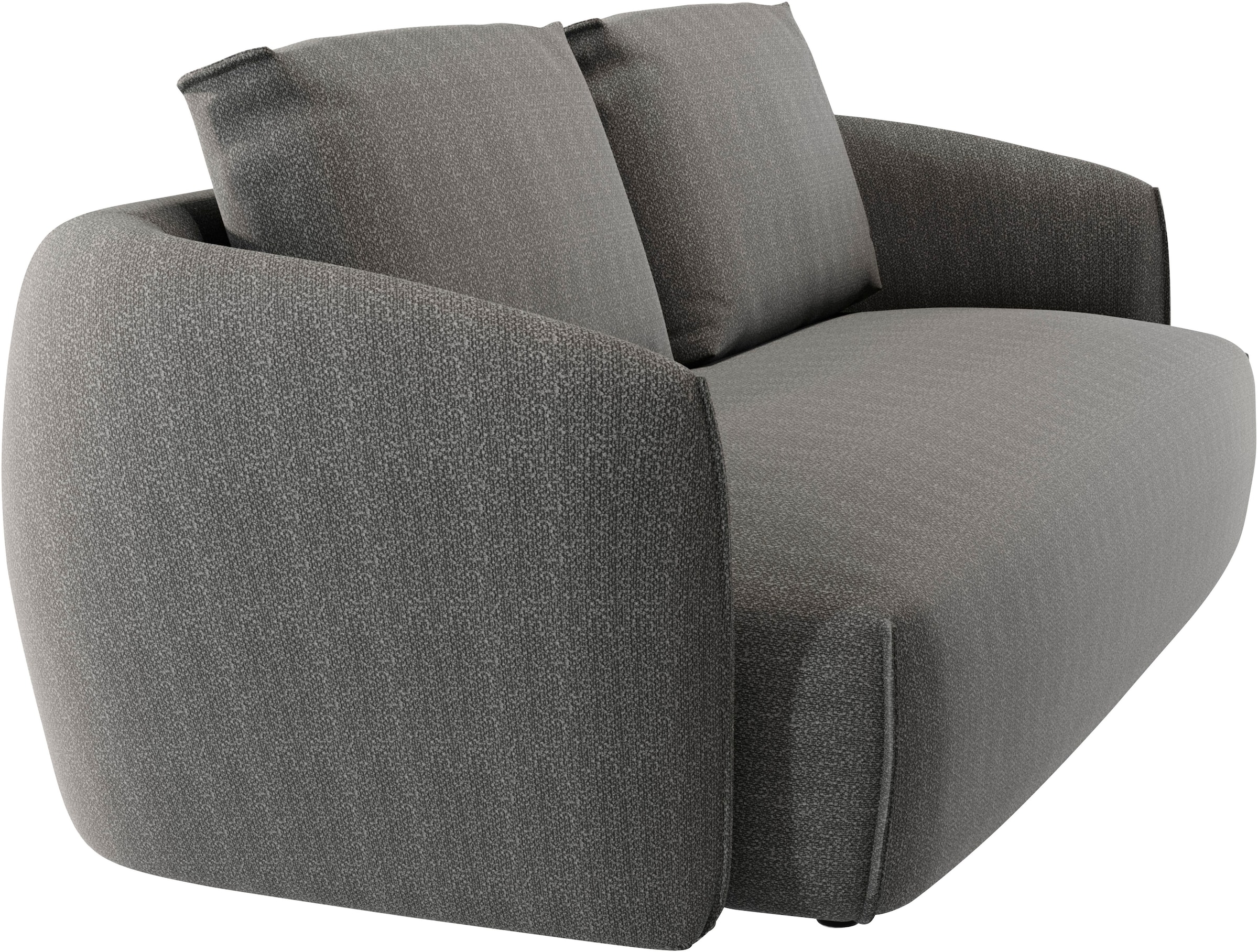 Guido Maria Kretschmer Home&Living 3-Sitzer »Shawn Designsofa mit elegant geschwungen Armlehnen, bequem«, organischer Form, mit hochwertigem Bezug