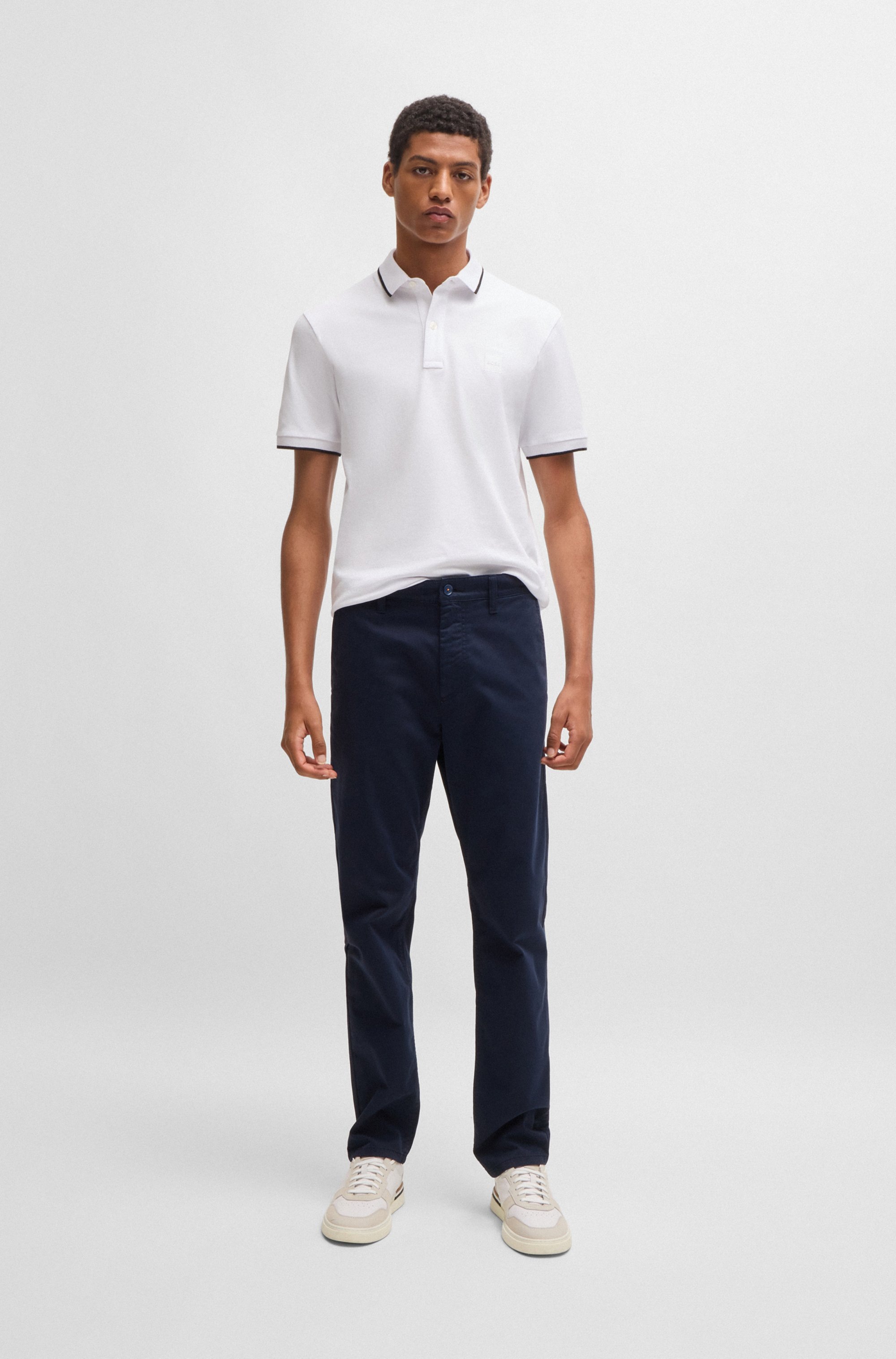 BOSS ORANGE Poloshirt »Passertip«, mit BOSS Logo-Badge