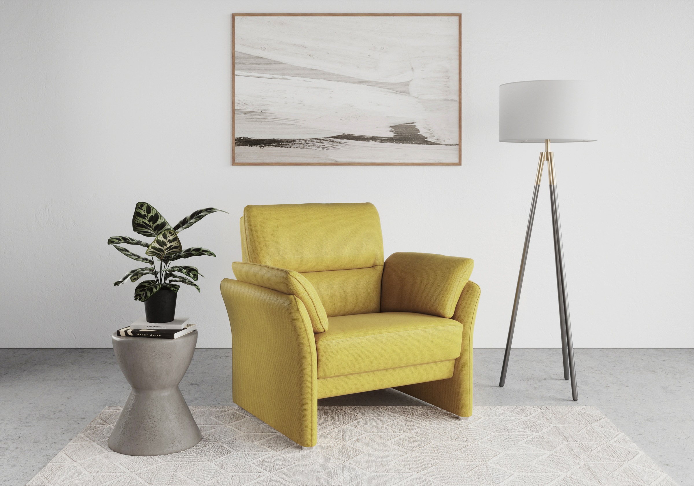 DOMO collection Sessel »Pina Cocktailsessel«, Passender Sessel zur Serie, mit Federkern