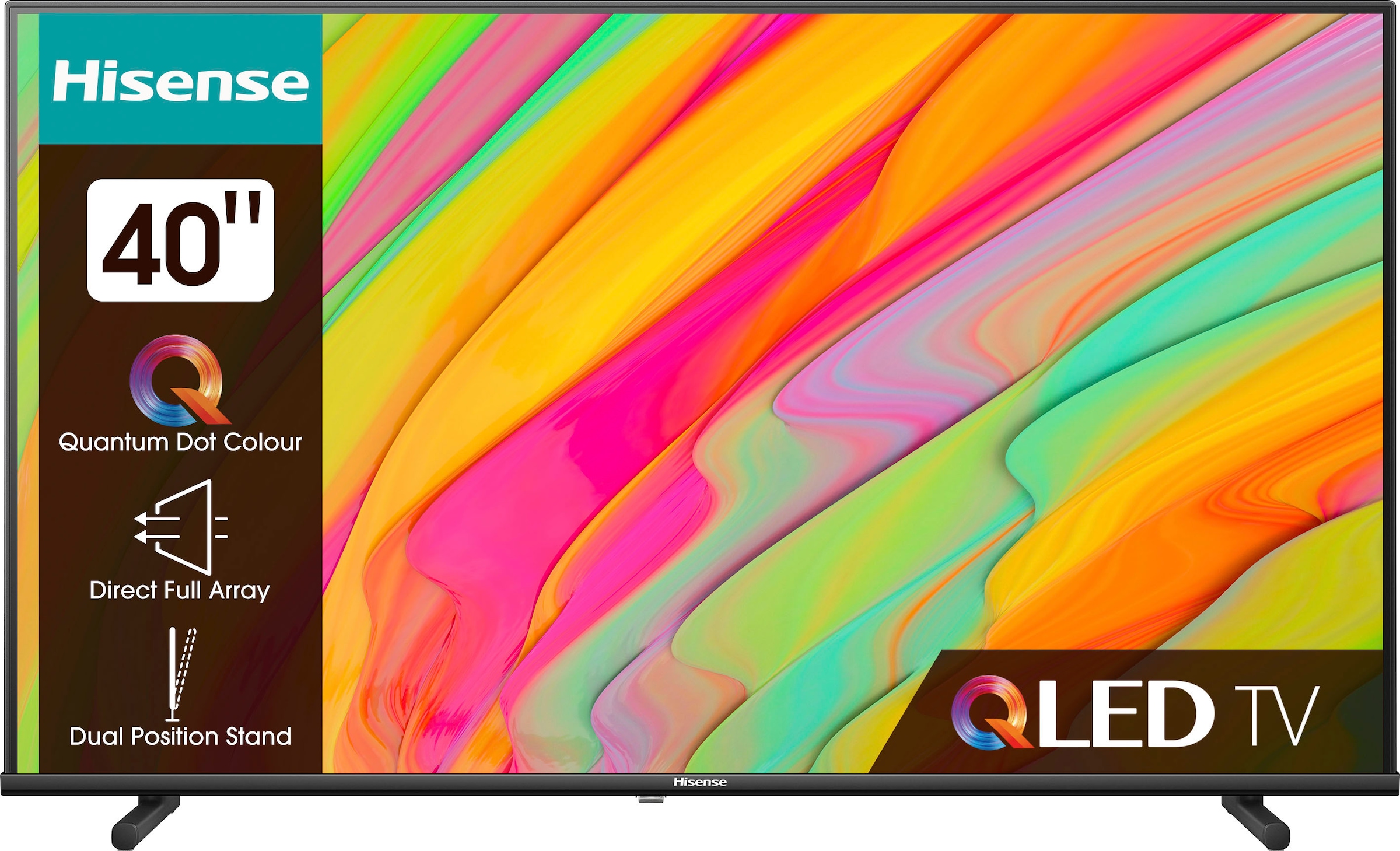 Hisense QLED-Fernseher, 101 cm/40 Zoll, Full HD, Duale Positionierung, Hisense QLED,VIDAA U6,DTS Virtual X auf Raten bestellen