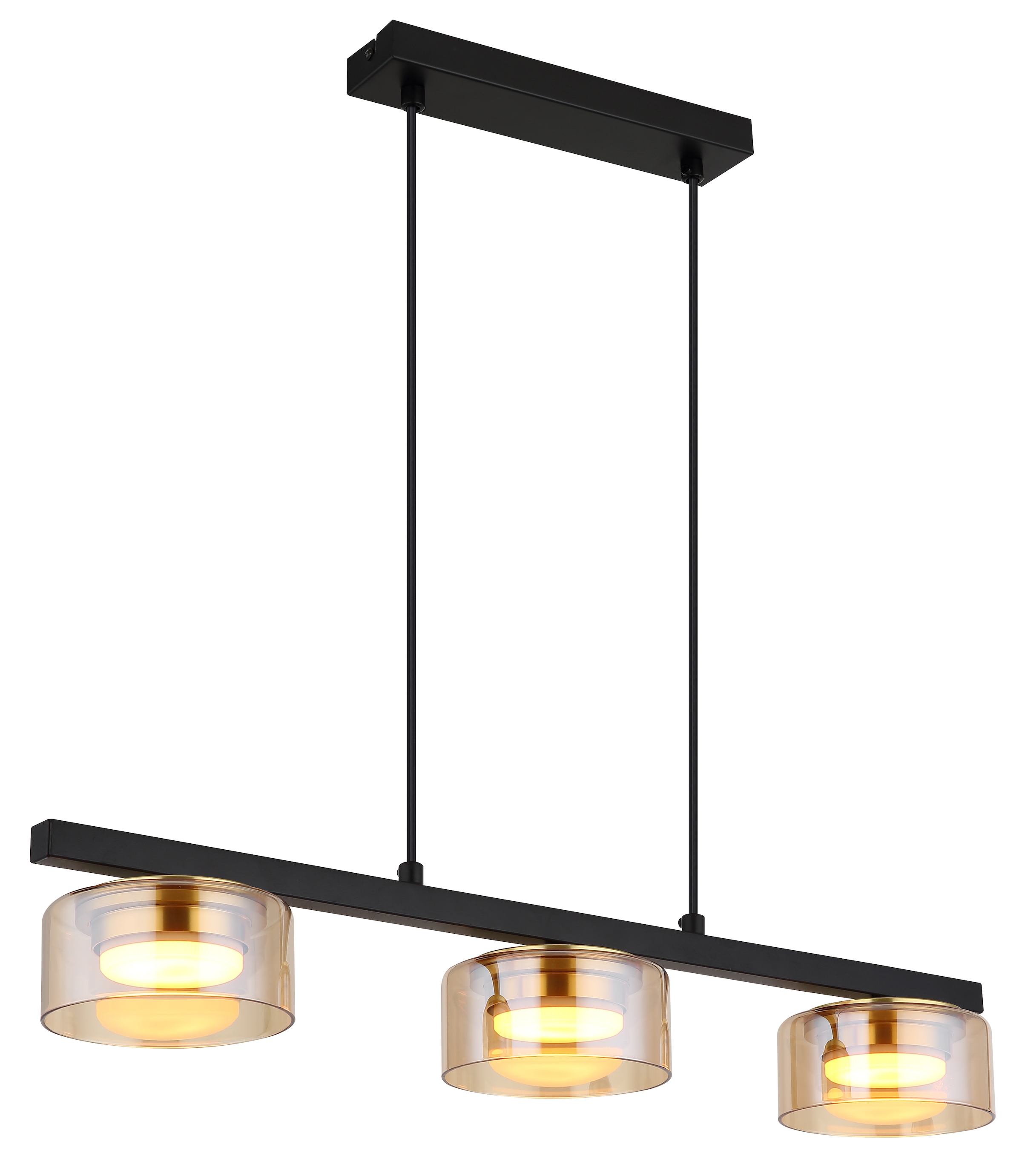 GLOBO LIGHTING Hängeleuchte »HIGGINS« GX53 1 Stk. Extra-Warmweiß Hängelampe Esszimmer-Leuchte Esstischleuchte Wohnzimmer