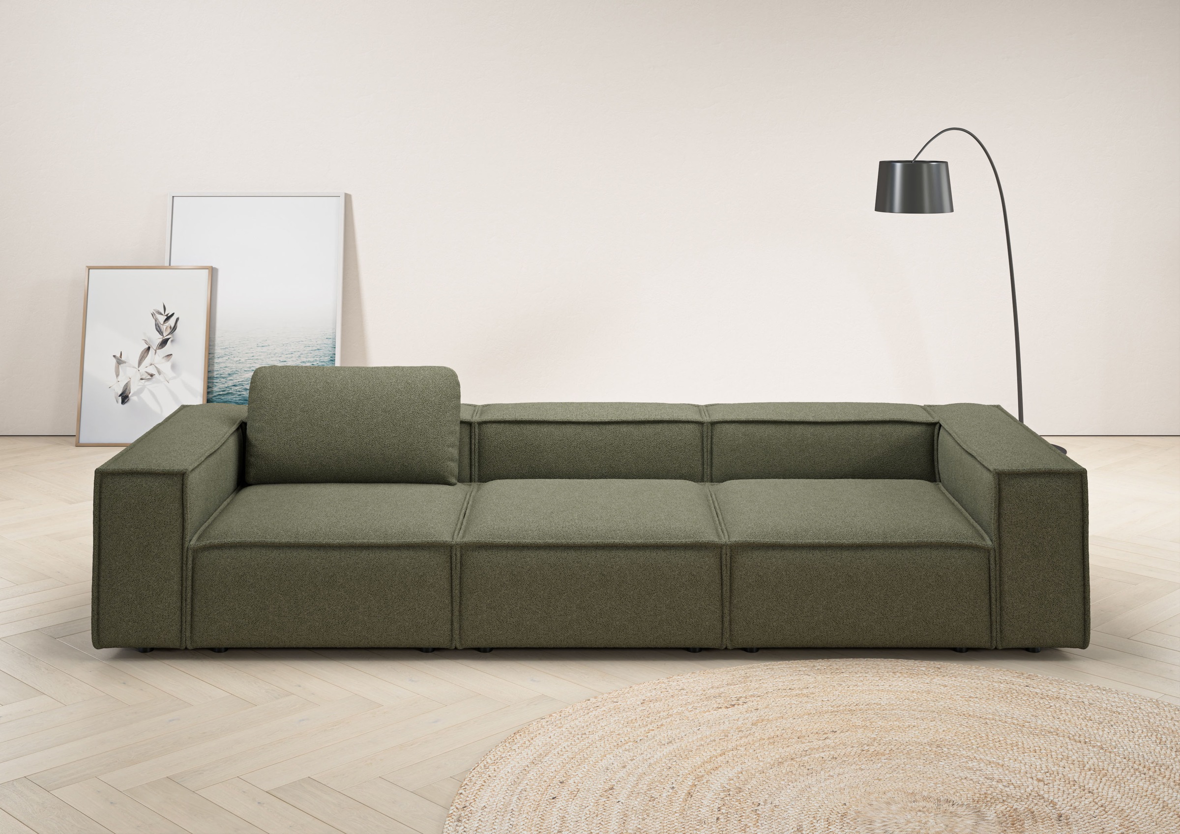 Home affaire 3,5-Sitzer »Watertown, modernes Big-Sofa XXL, 336 cm Breite, a günstig online kaufen