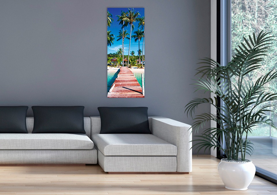 Marmony Infrarotheizung »MOTIV-Heizkörper "Beach 2", 800 Watt«, aus deutschem Jura-Naturstein