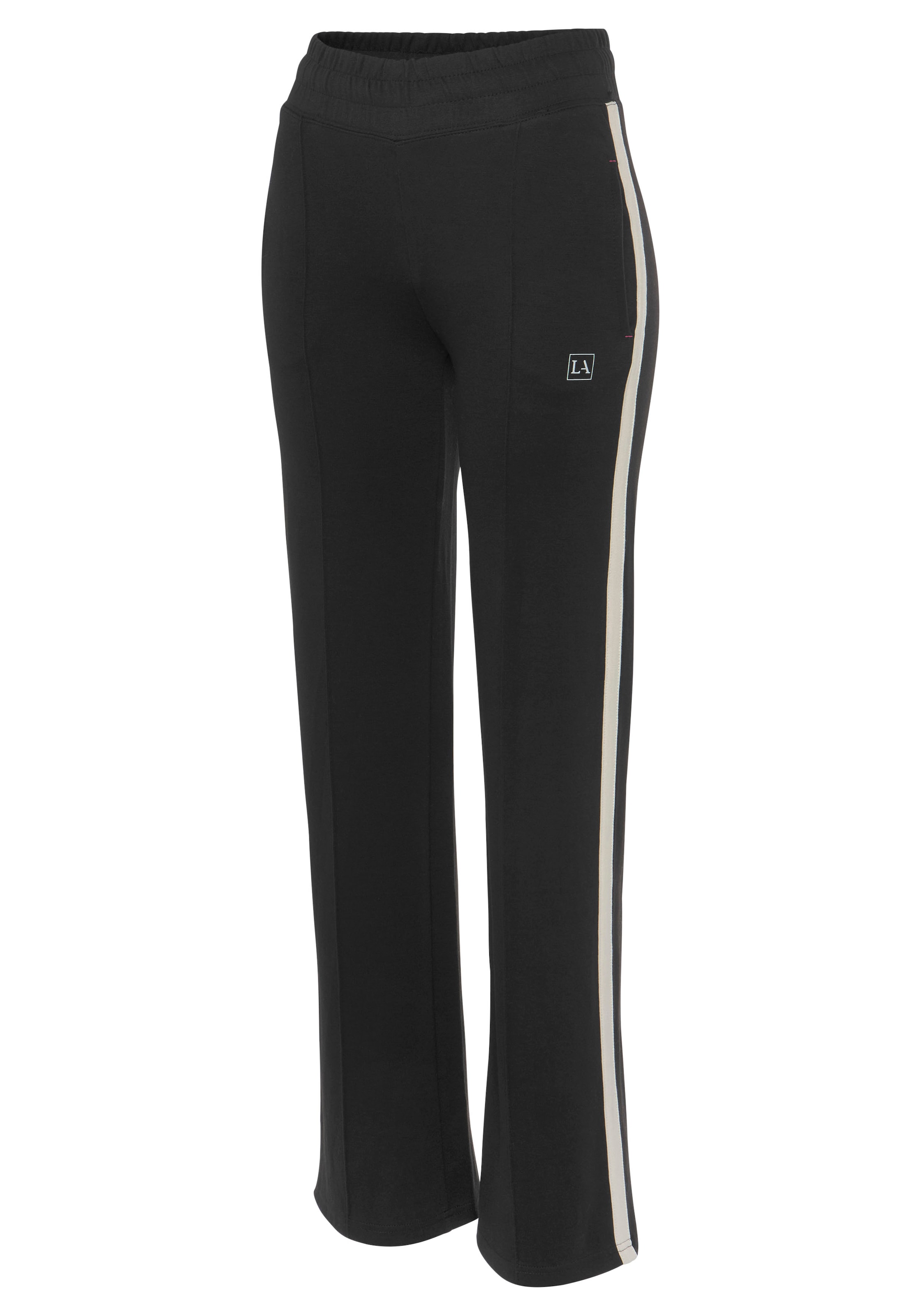LASCANA ACTIVE Jogger Pants, mit kontrastierendem Tape