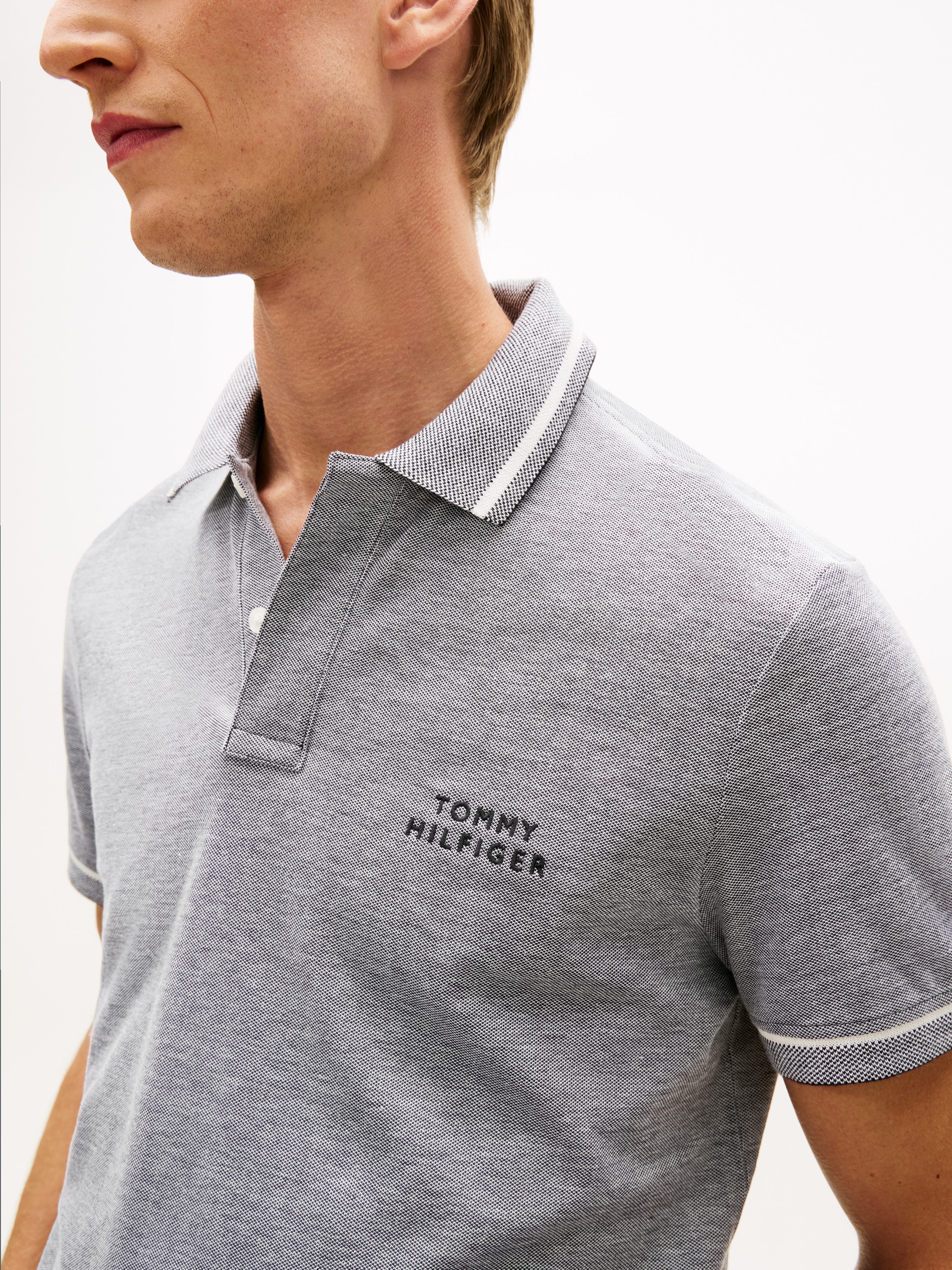 Tommy Hilfiger Poloshirt »OXFORD TWO TONE REGULAR PLACKET« Regular fit mit Polokragen