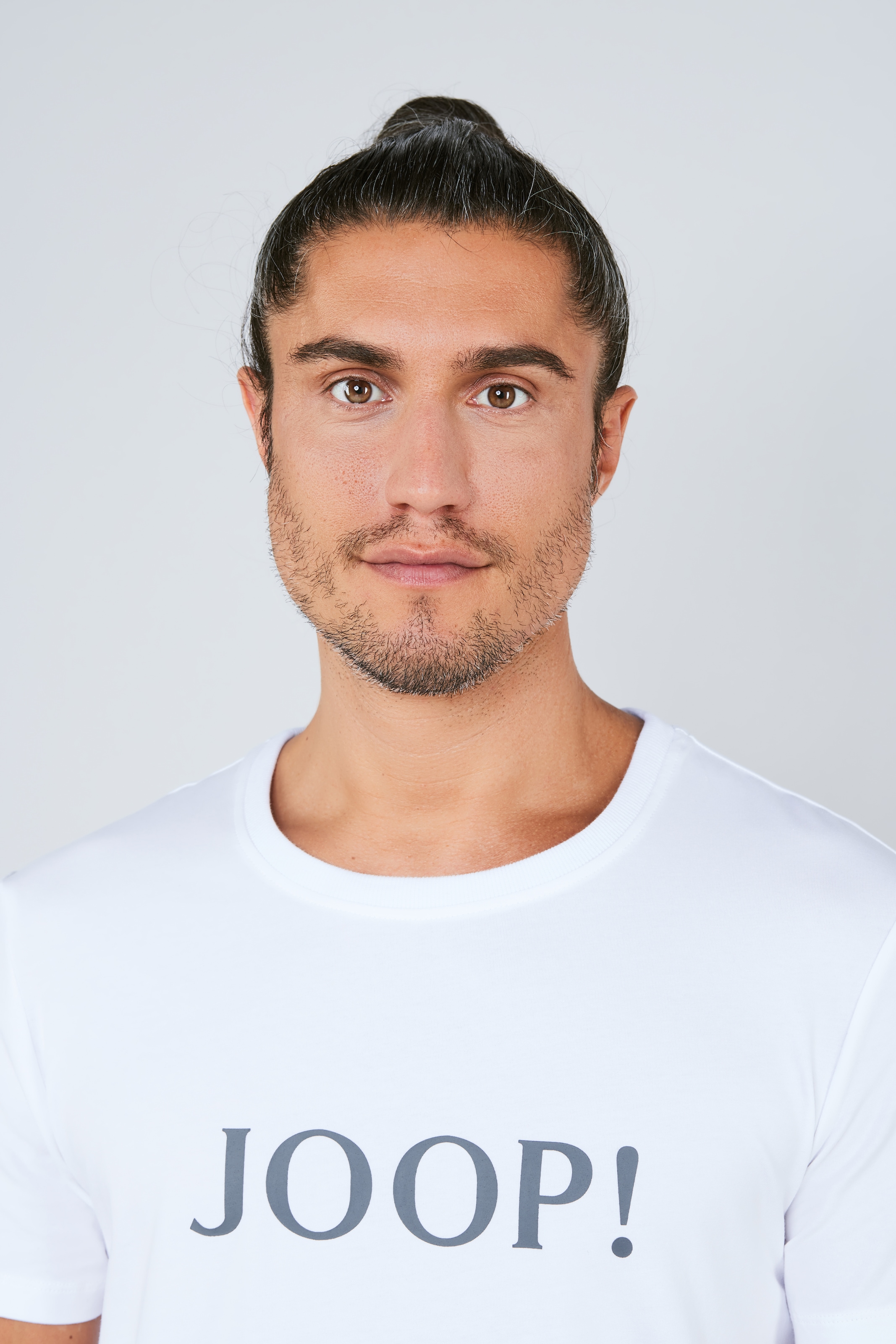 JOOP! T-Shirt »Comfort« Rundhalsausschnitt, Logoschriftzug, kurzärmelig