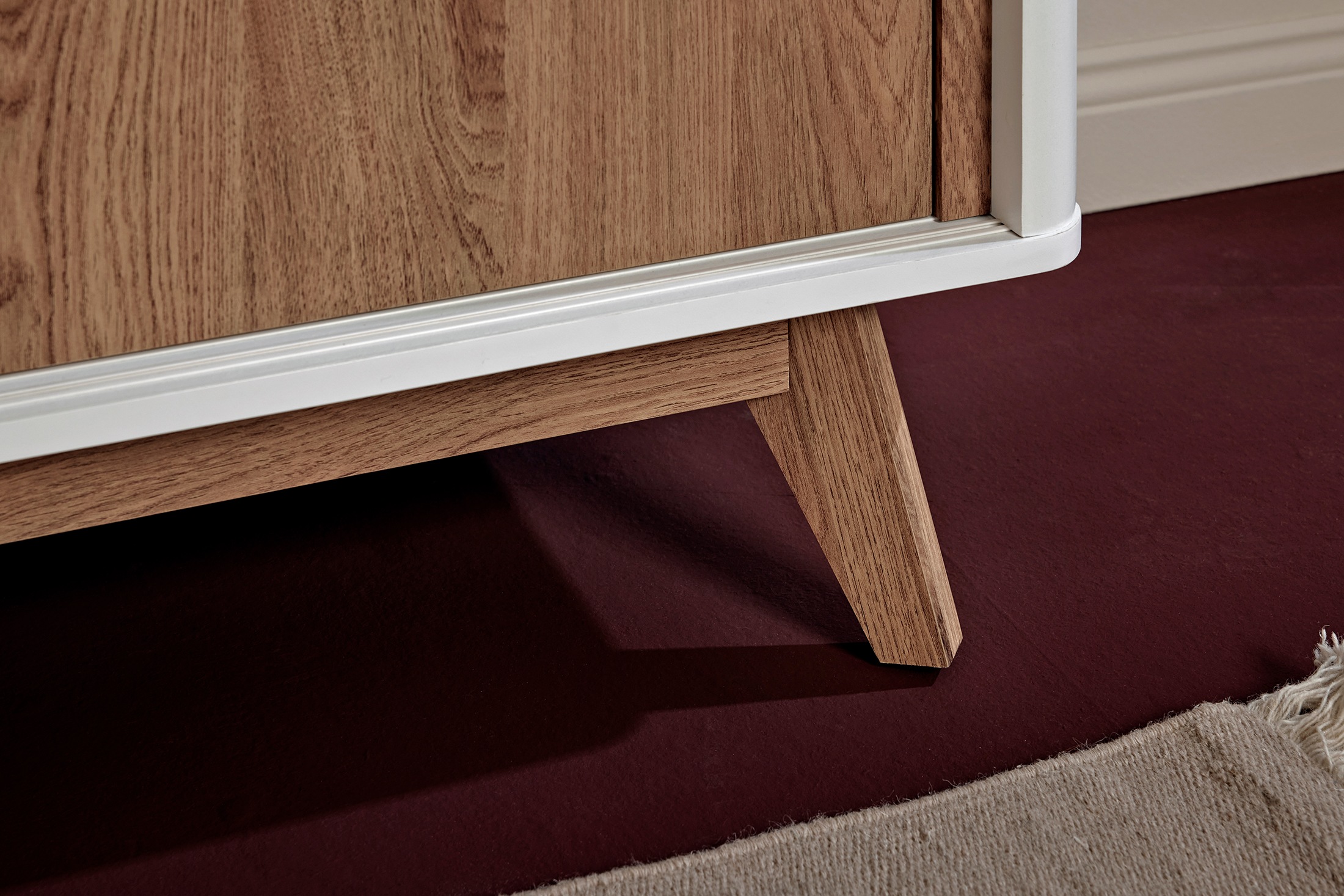 Jahnke Sideboard »WAVE SBS 145«, (1 St.), Retro-Stil, mit 2 Schiebetüren, ca. 148 cm
