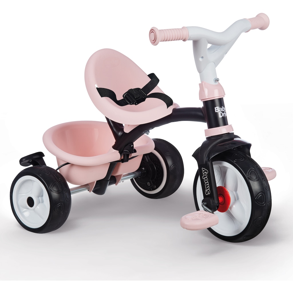 Smoby Dreirad »Baby Driver Plus, rosa«, Made in Europe