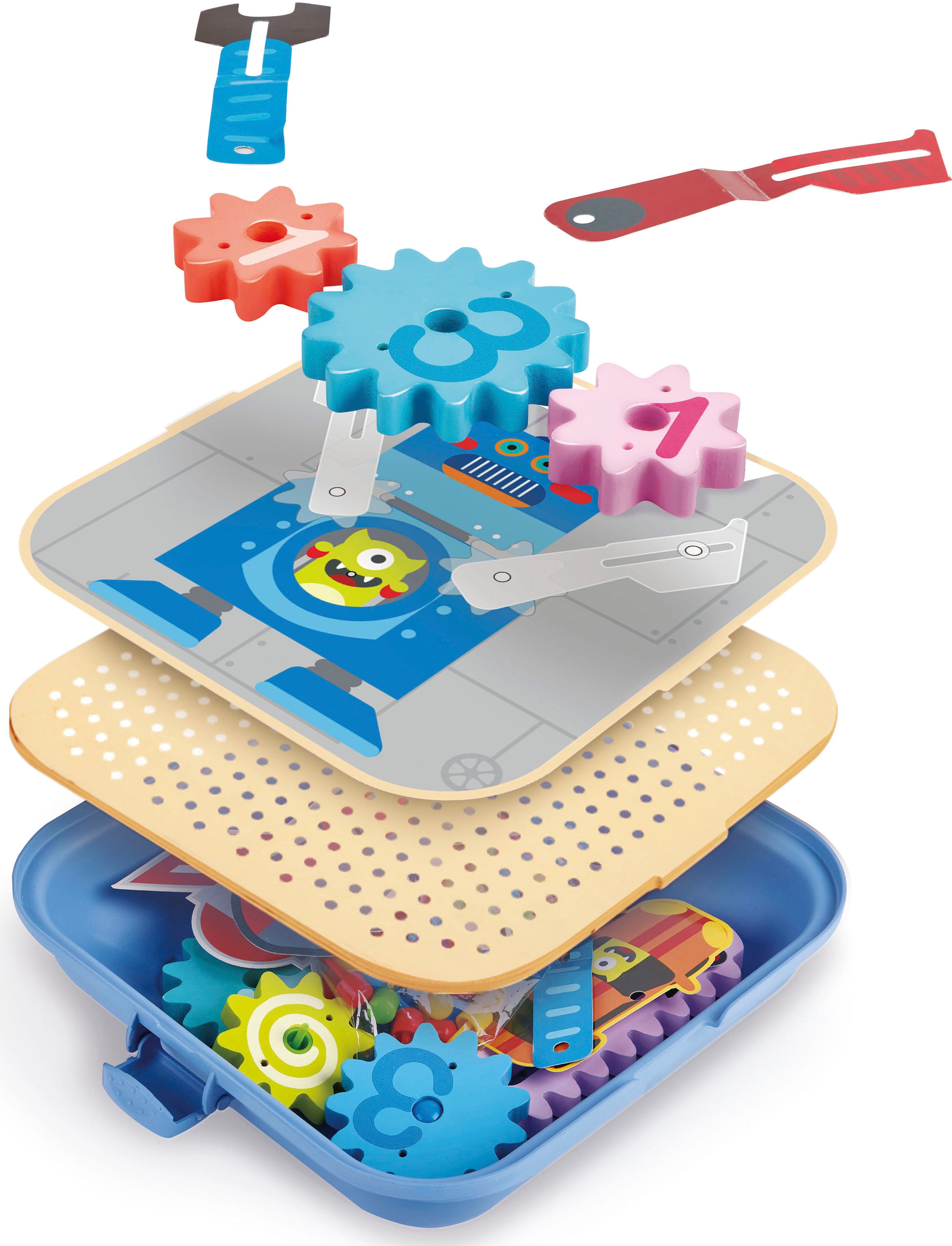 Hape Lernspielzeug »Zahnrad Experimentier-Spielset«